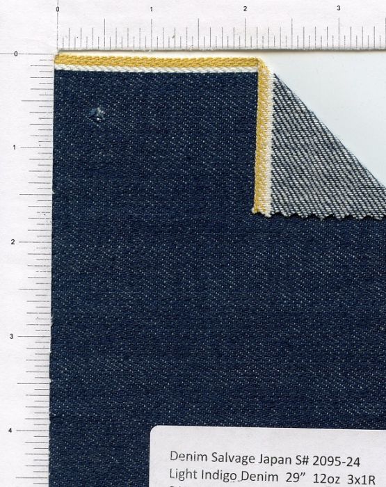 Japanese Selvedge Denim (Light Indigo)