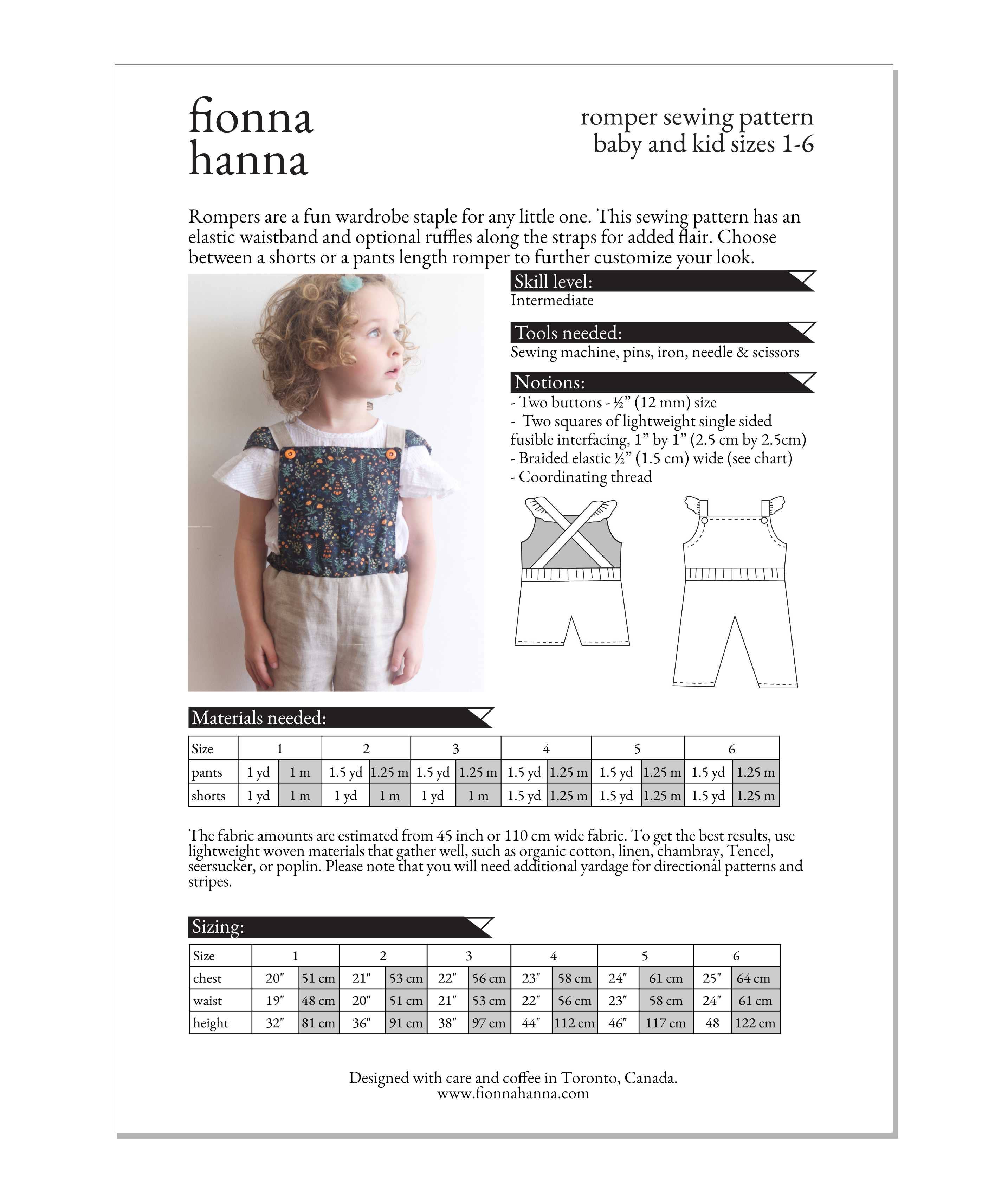 Ruffle Romper — Fionna Hanna, photo 6 of 6