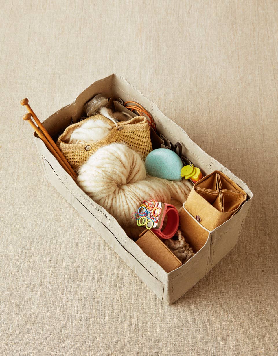 Kraft Caddy (Gray) — Cocoknits, photo 7 of 8