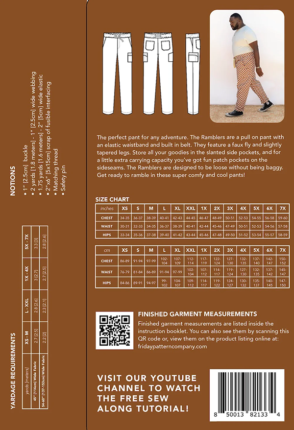 Rambler Pants — Friday Pattern Co, photo 2 of 6