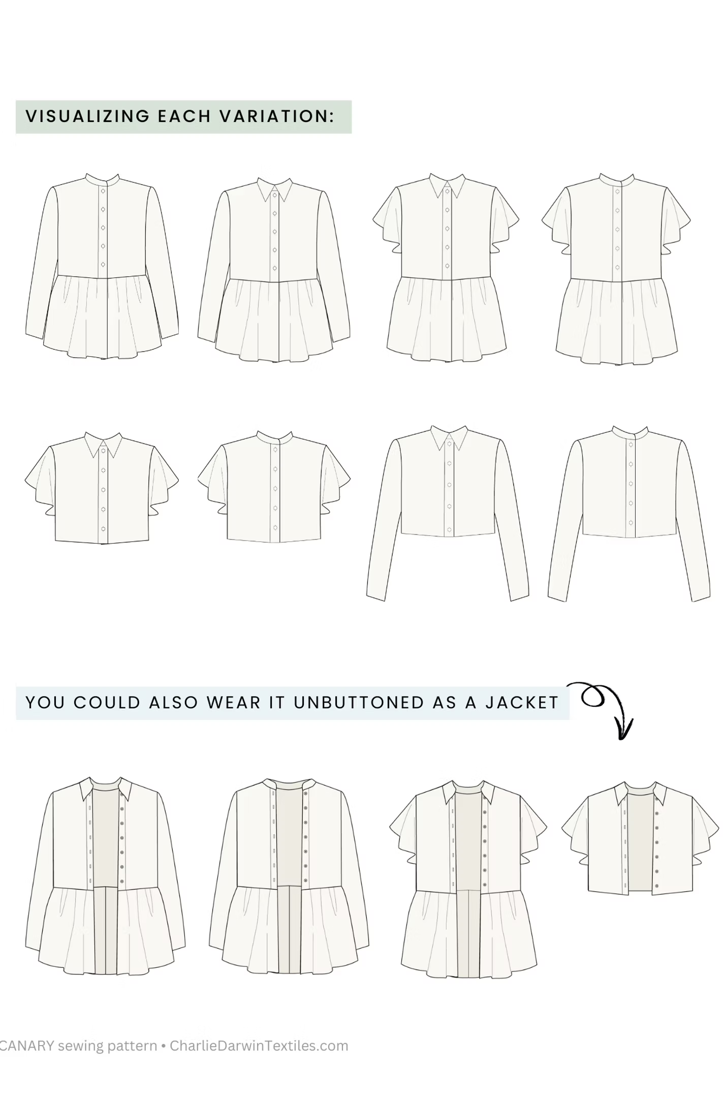 Canary Shirt — Charlie Darwin Textiles, photo 3 of 8