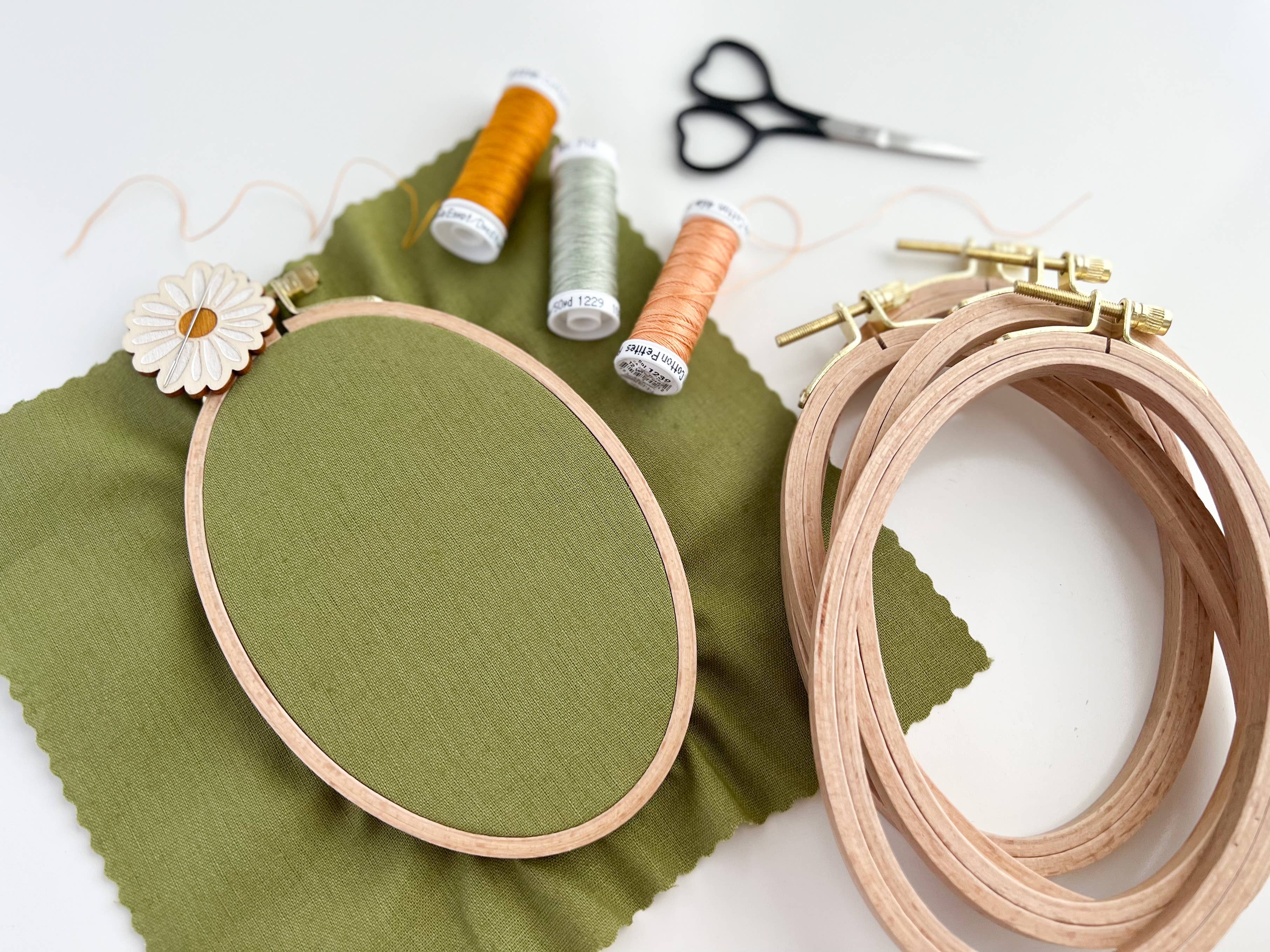 Bamboo embroidery hoop, photo 8 of 8