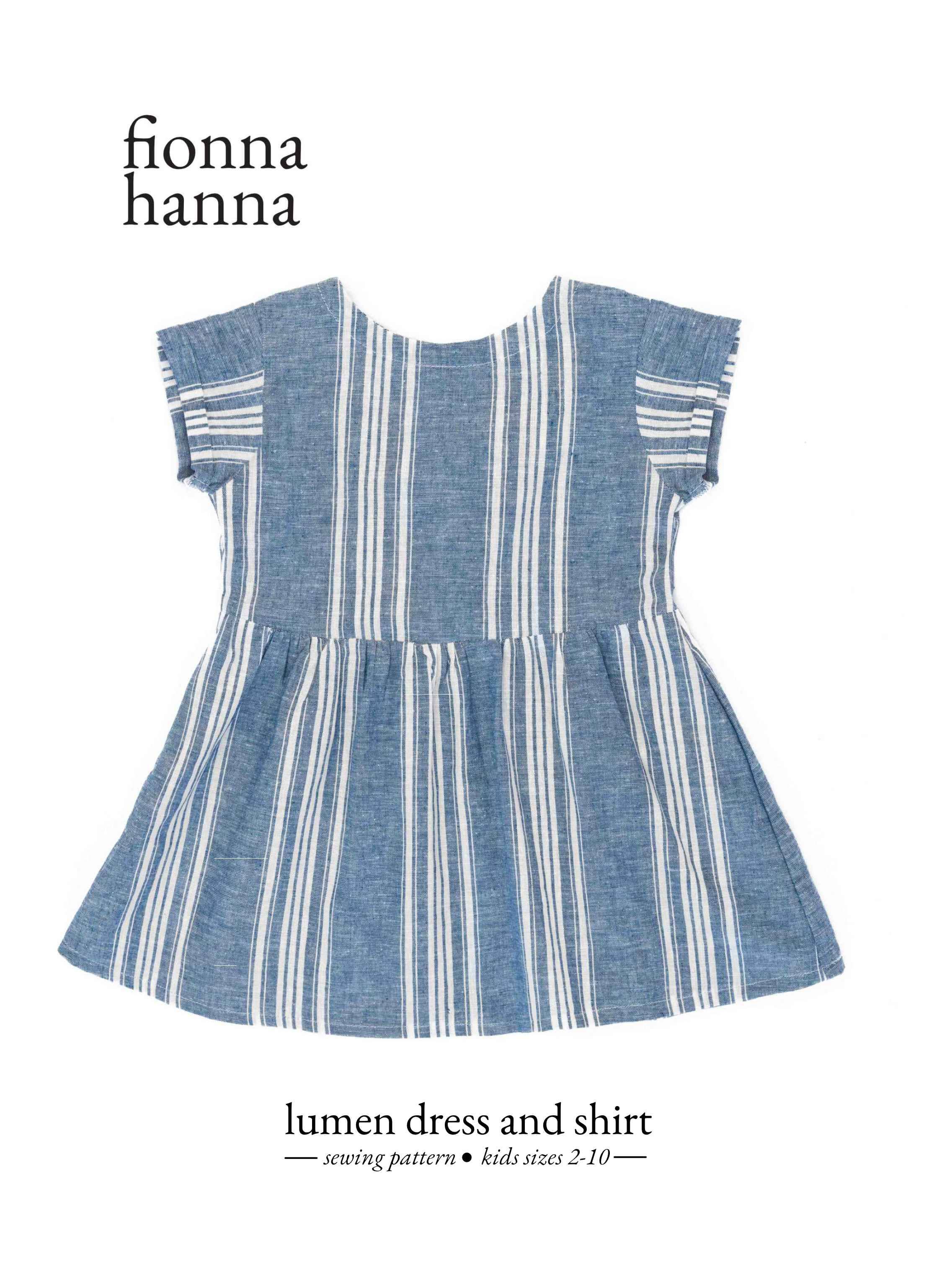 Lumen Dress and Shirt Sewing Pattern, photo 1 of 5