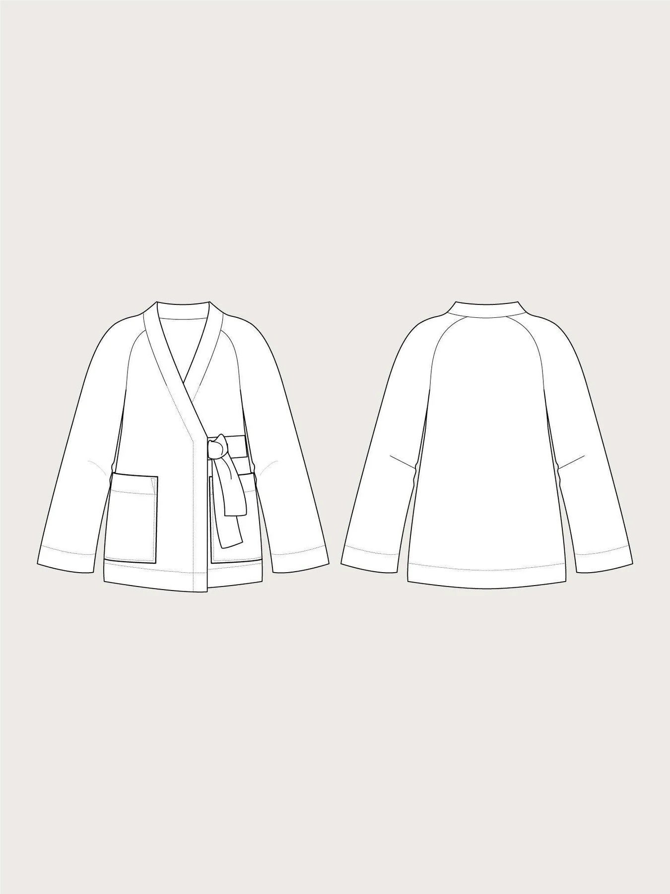 Wrap Jacket — The Assembly Line, photo 4 of 4
