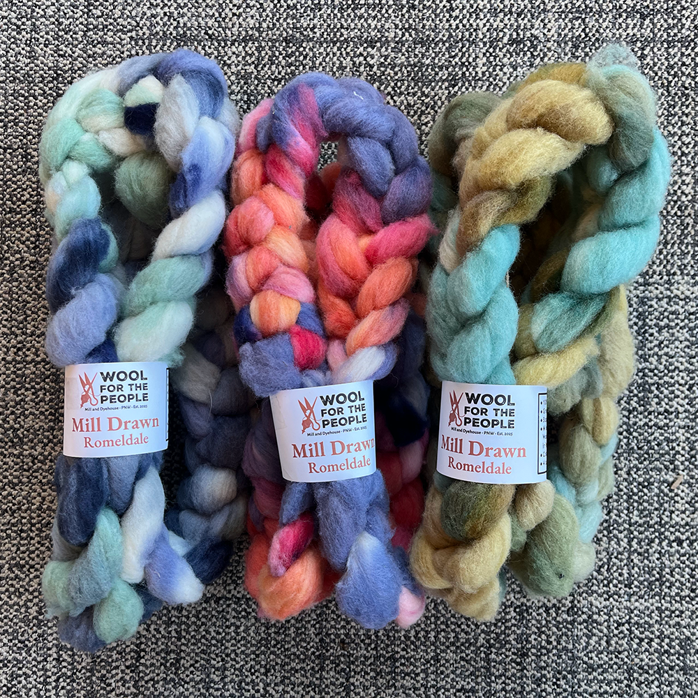 Romeldale Roving — Wool For The People