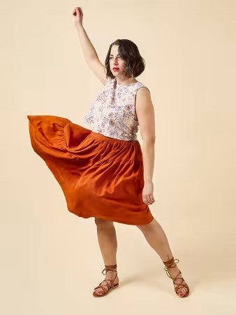 Azure Dress Top and Skirt Sewing Pattern — Closet Core Patterns, photo 5 of 8