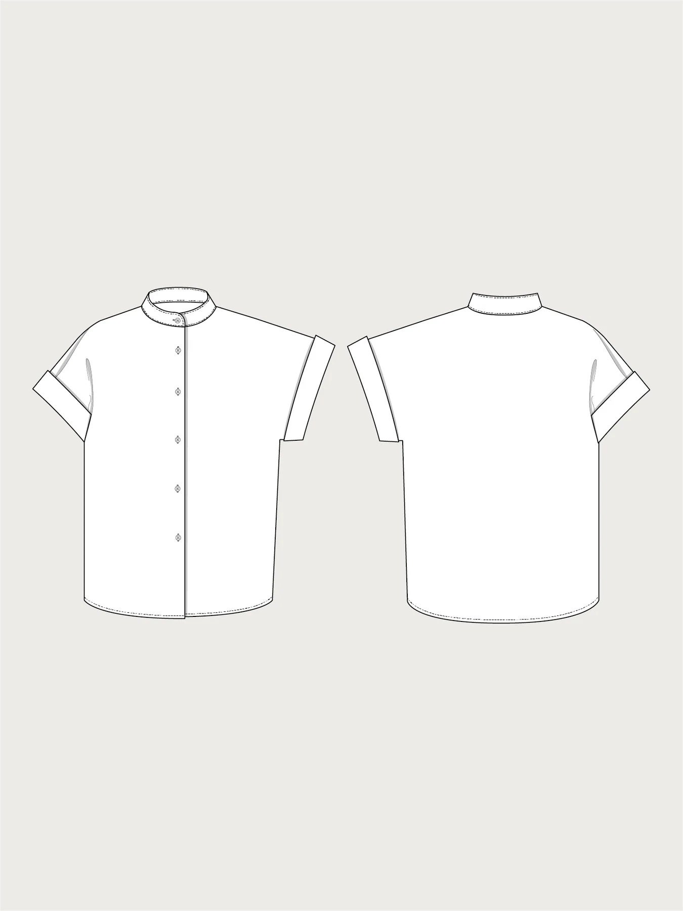 Cap Sleeve Shirt — The Assembly Line, photo 5 of 5