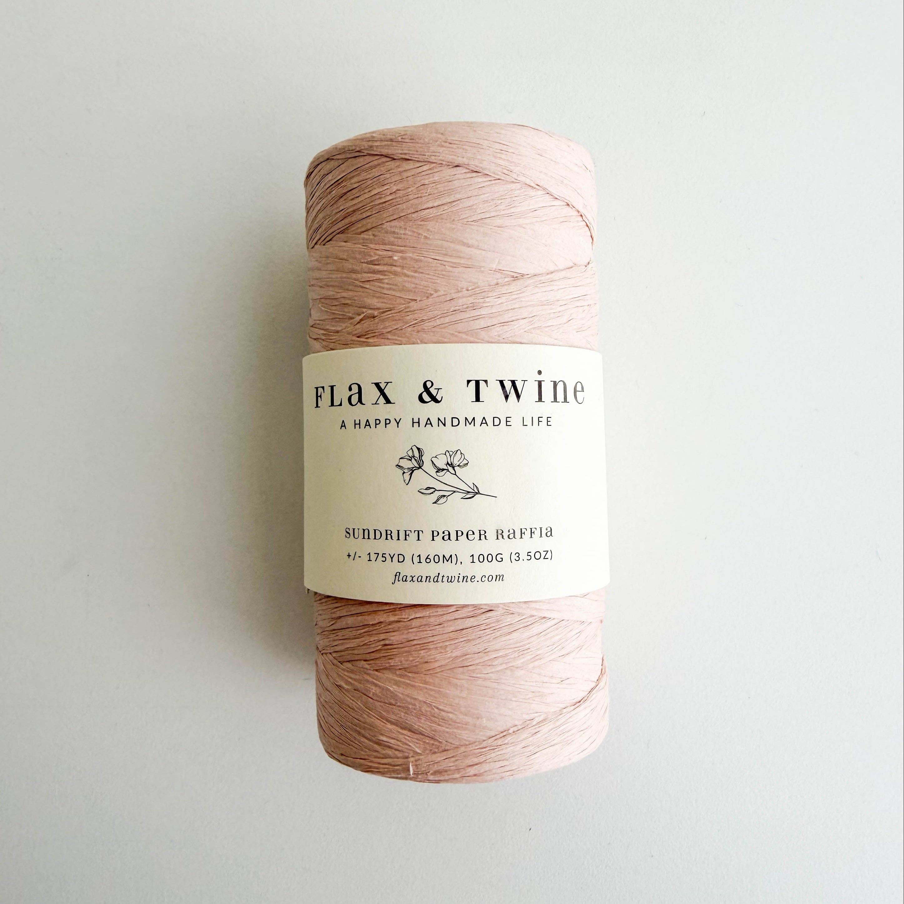 Flax & Twine Sundrift Paper Raffia, photo 7 of 8