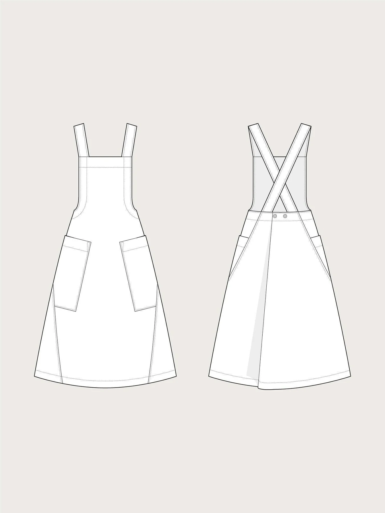 Apron Dress — The Assembly Line, photo 4 of 4