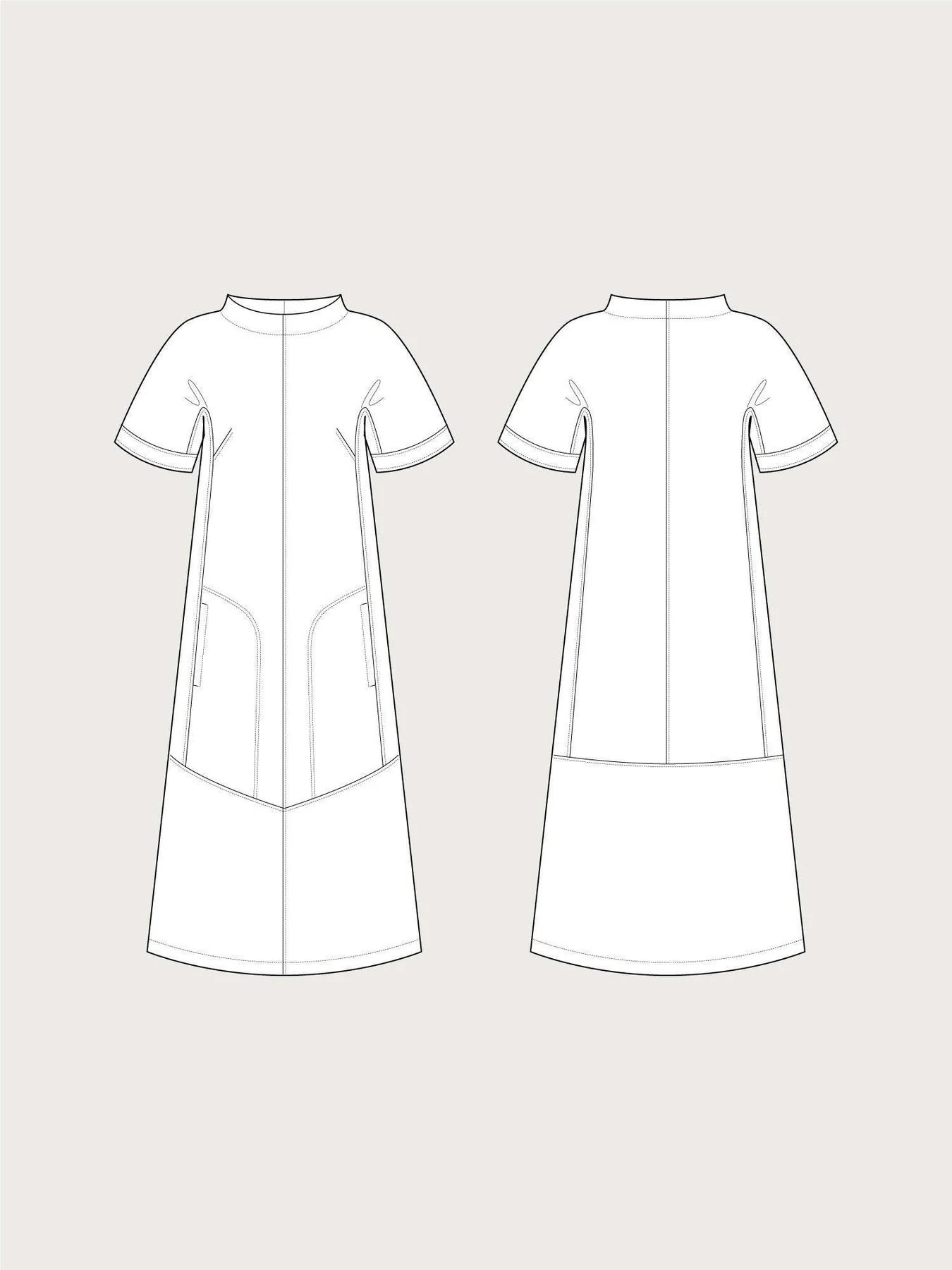 Cap Sleeve Dress — The Assembly Line, photo 4 of 4