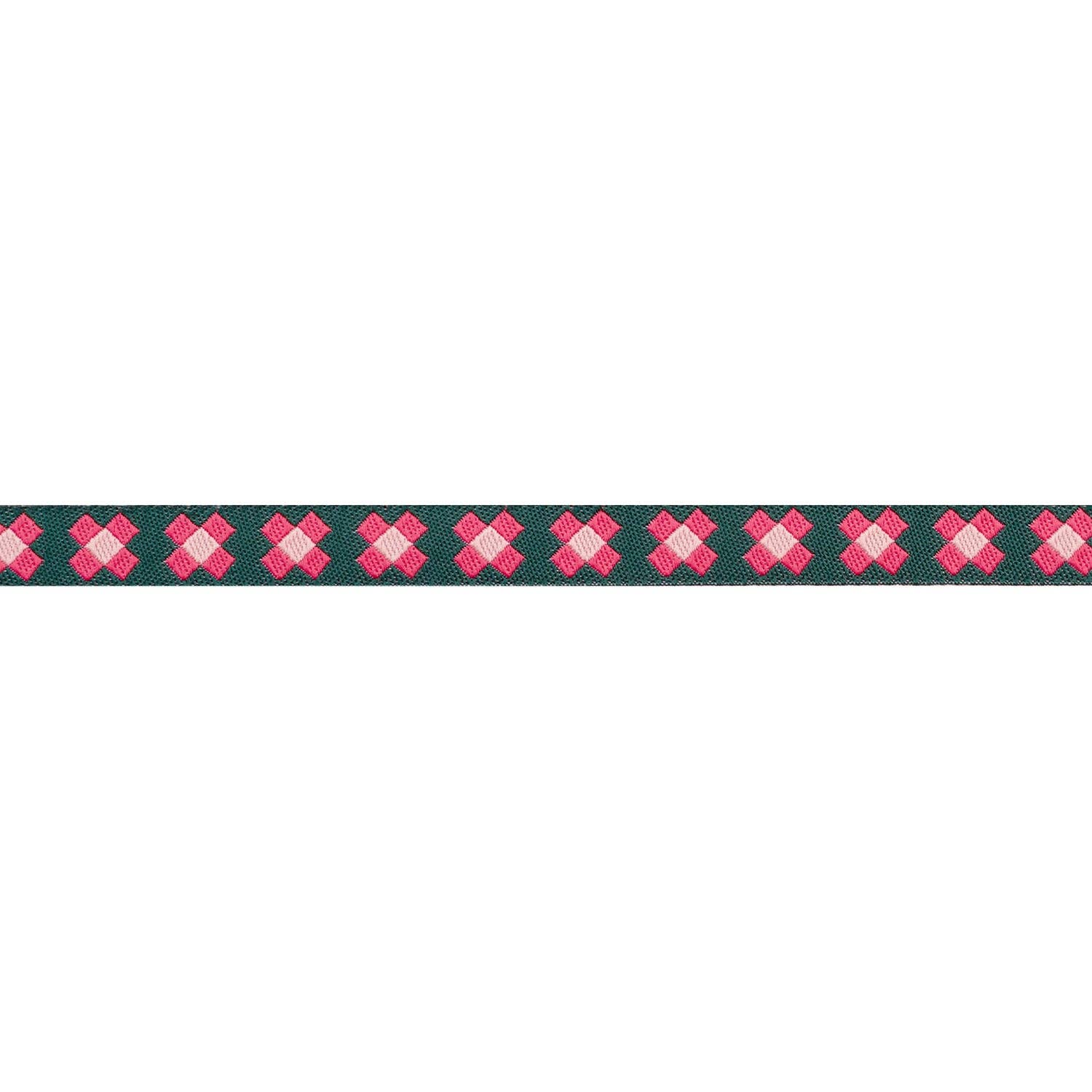Navy Patchwork Ribbon — Renaissance Ribbons, photo 3 of 3