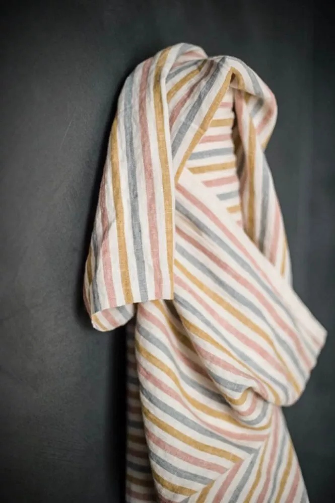 Suzy Stripe Linen — Merchant and Mills, photo 1 of 2