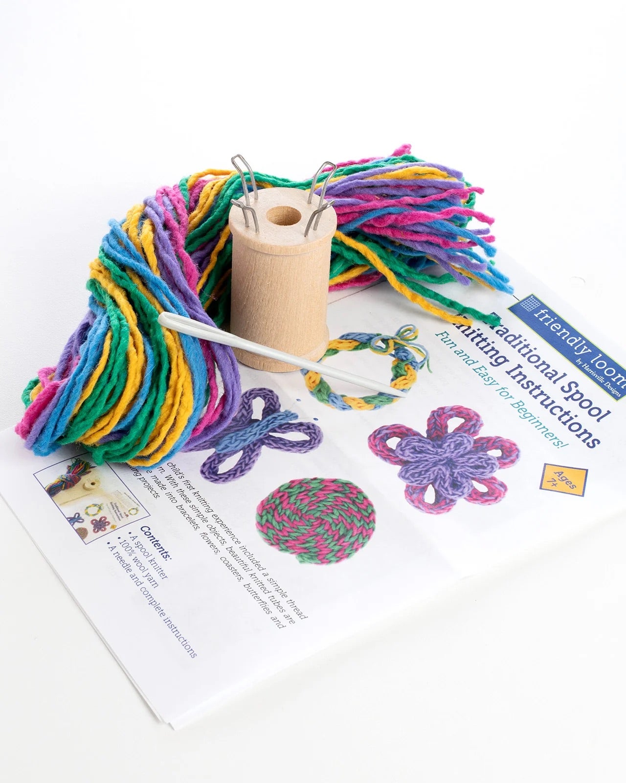 Traditional Spool Knitting Kit — Friendly Loom, photo 2 of 3