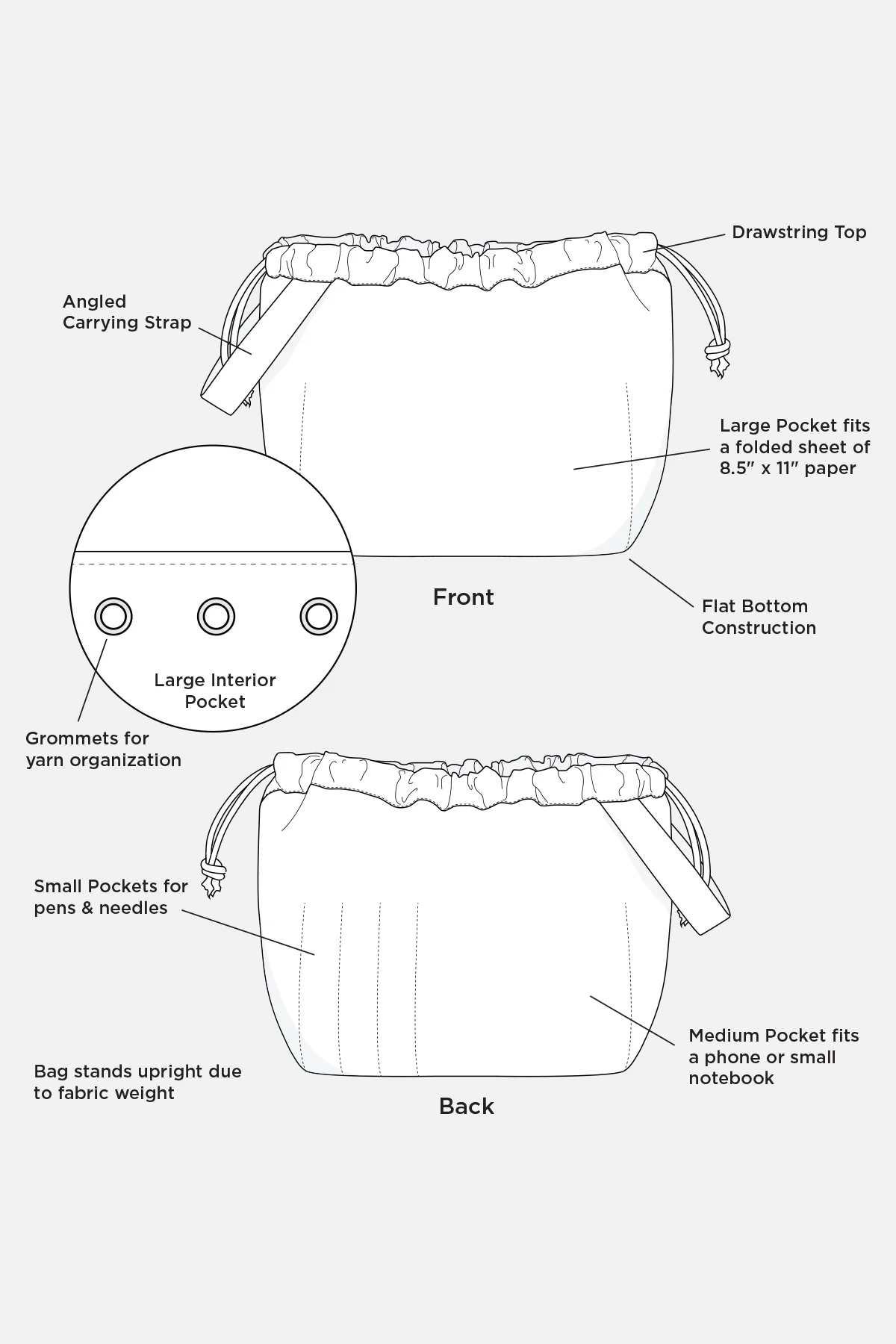 Field Bag — Grainline Studio, photo 5 of 5