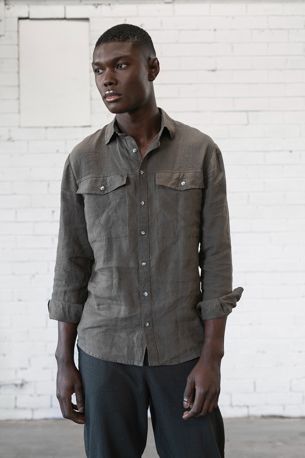 Sanders Button Up — Elbe Textiles, photo 2 of 8