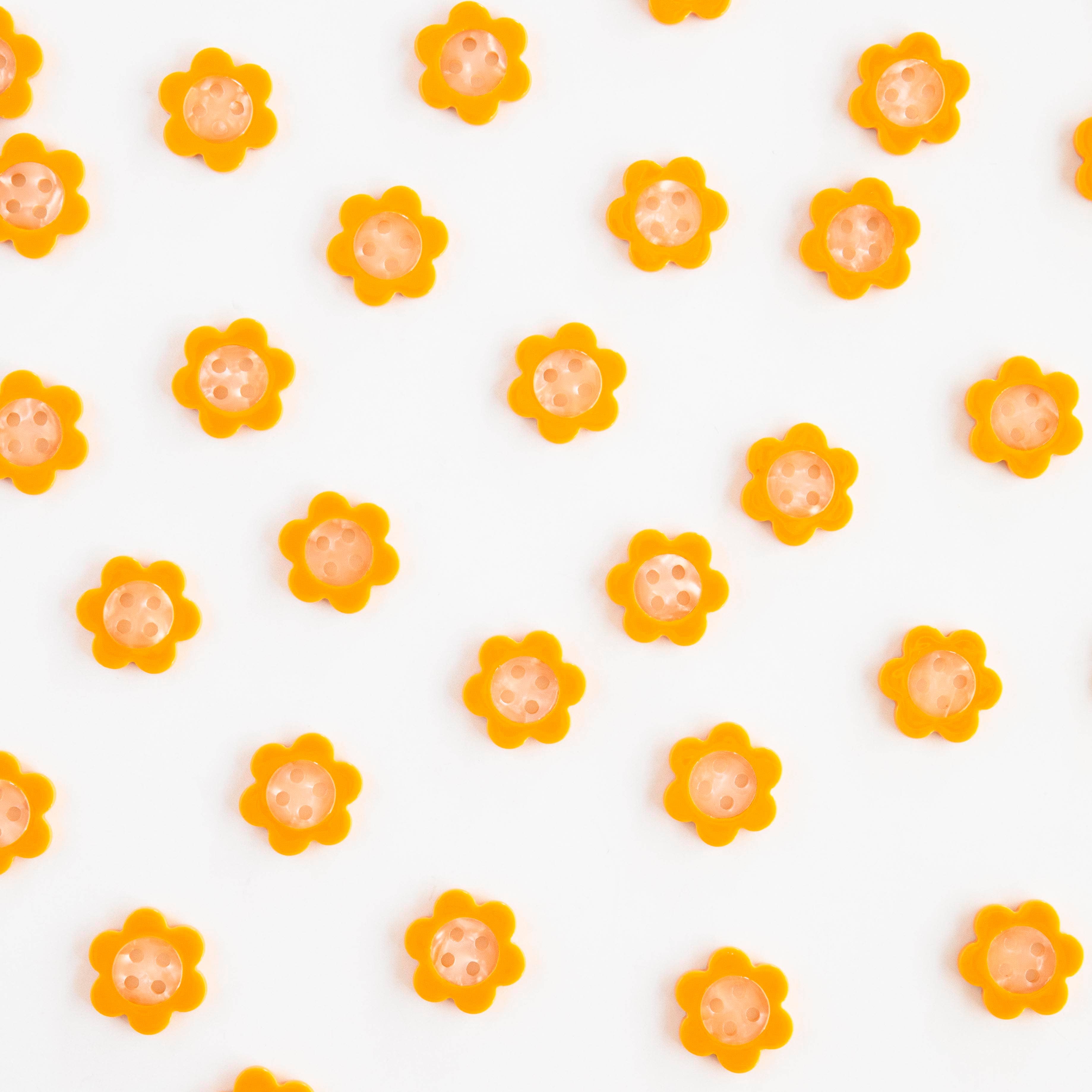 Yellow Daisy 5/8" Buttons — Sarah Hearts, photo 2 of 4