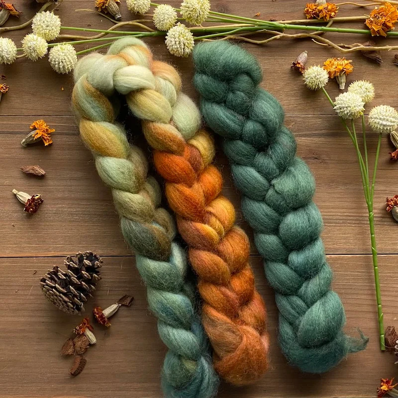 Targhee Wool Roving — 316 Dye Studio, photo 5 of 5
