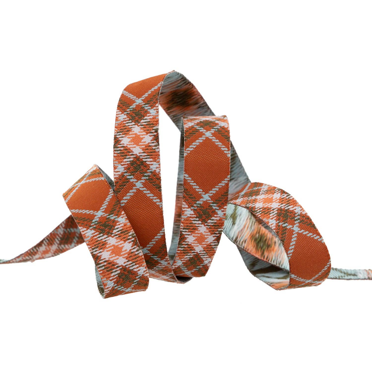 Rust Plaid Ribbon - Renaissance Ribbons, photo 1 of 3