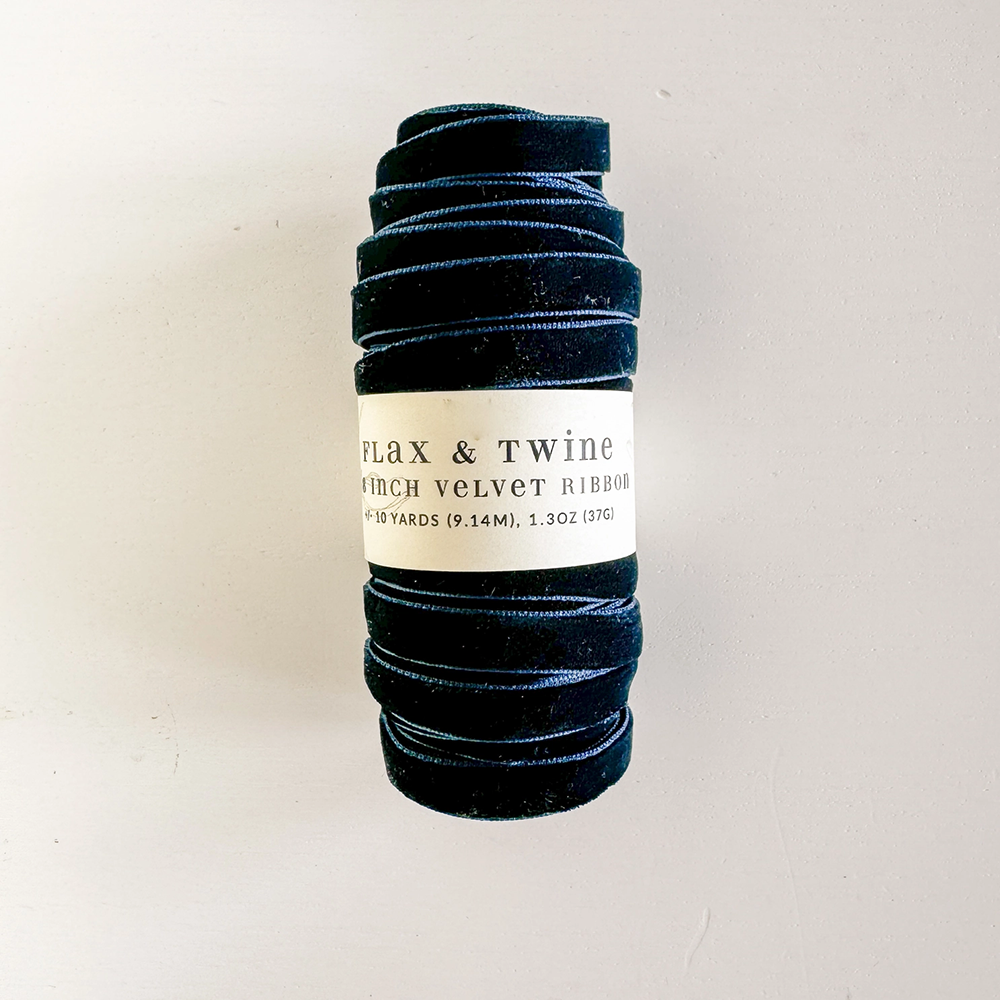 Velvet Ribbon — Flax and Twine, photo 1 of 8
