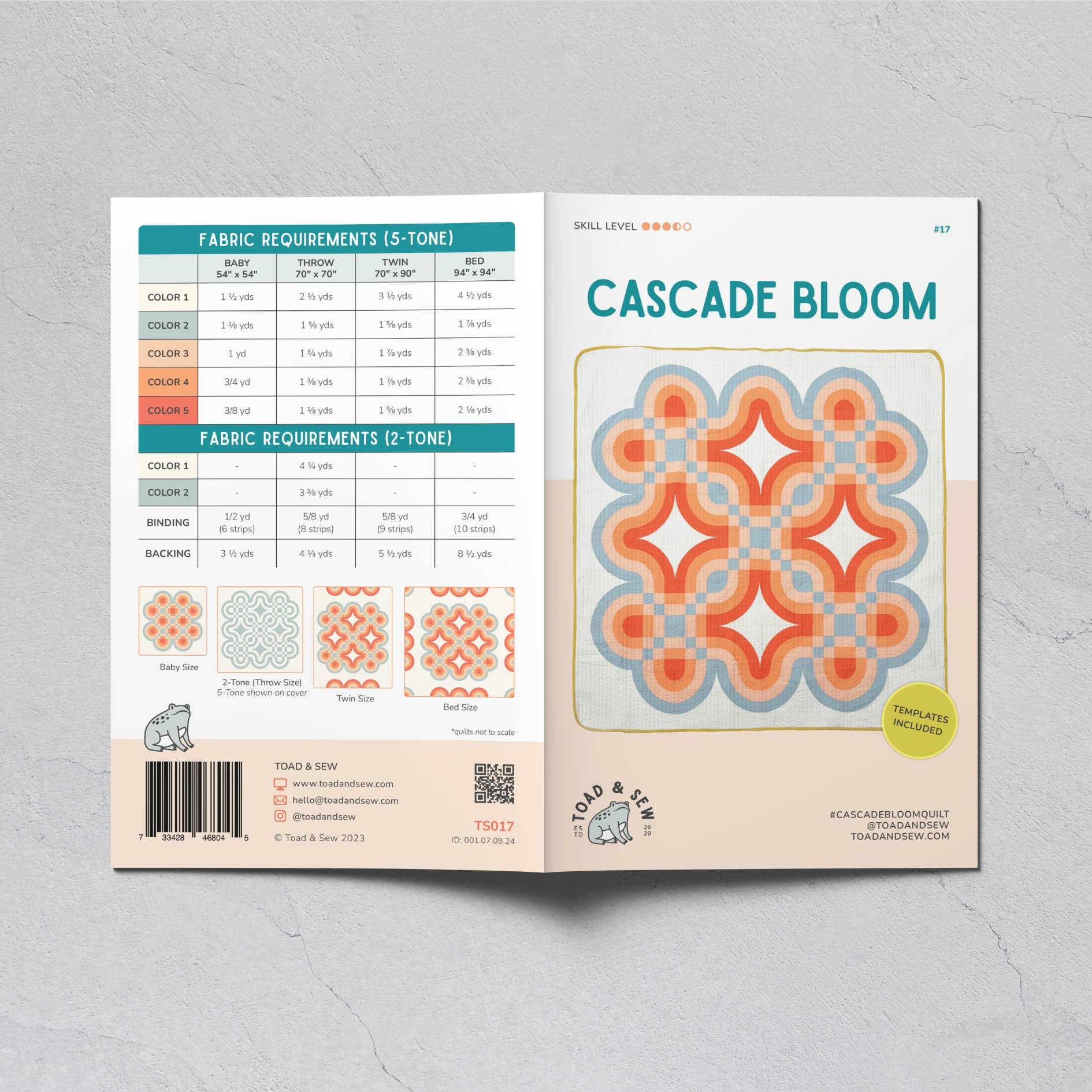 Cascade Bloom — Toad and Sew, photo 2 of 3