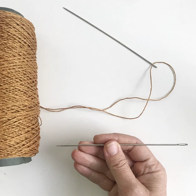 6" Metal Weaving Needle — Flax & Twine