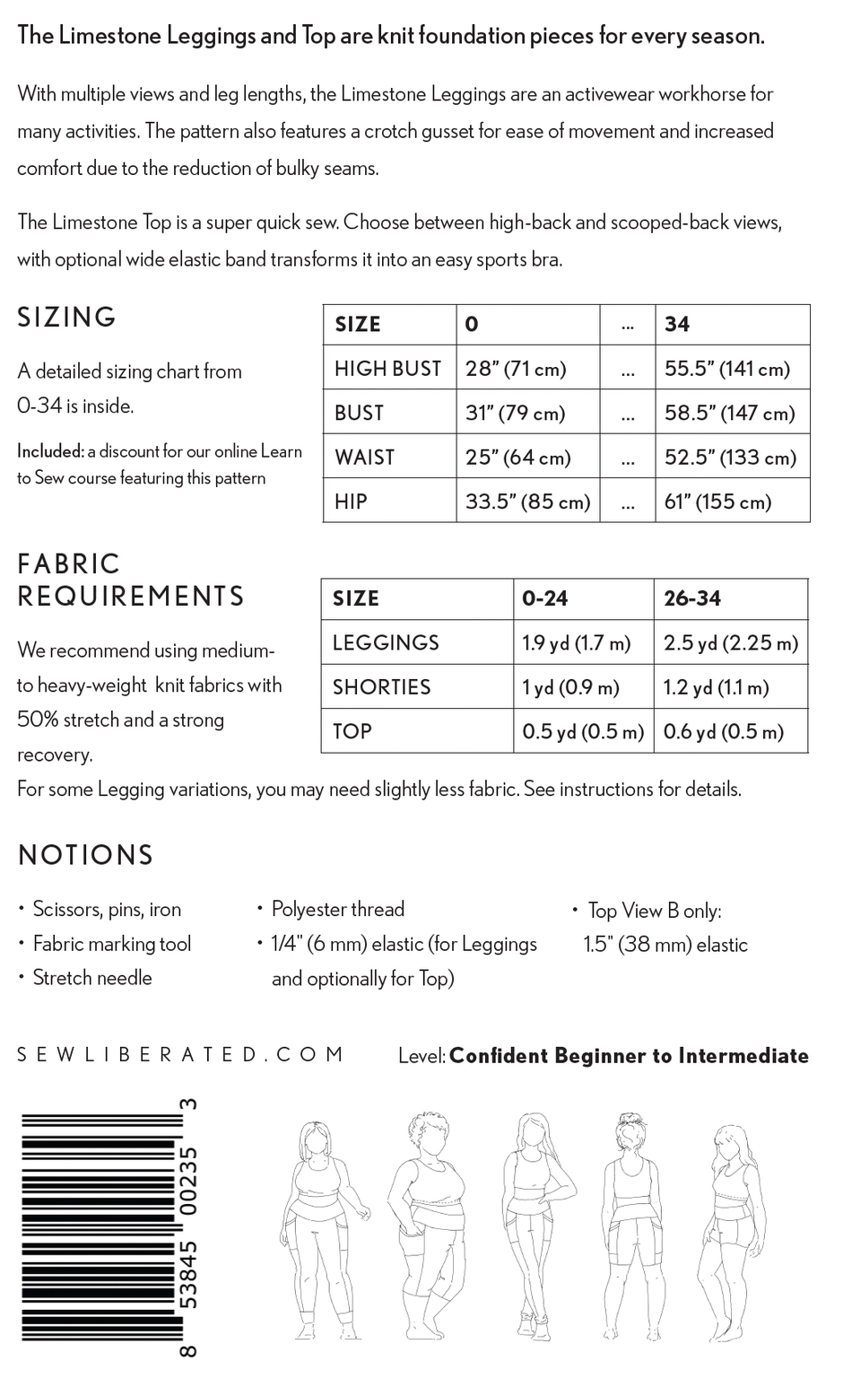Limestone Leggings and Top — Sew Liberated, photo 2 of 8