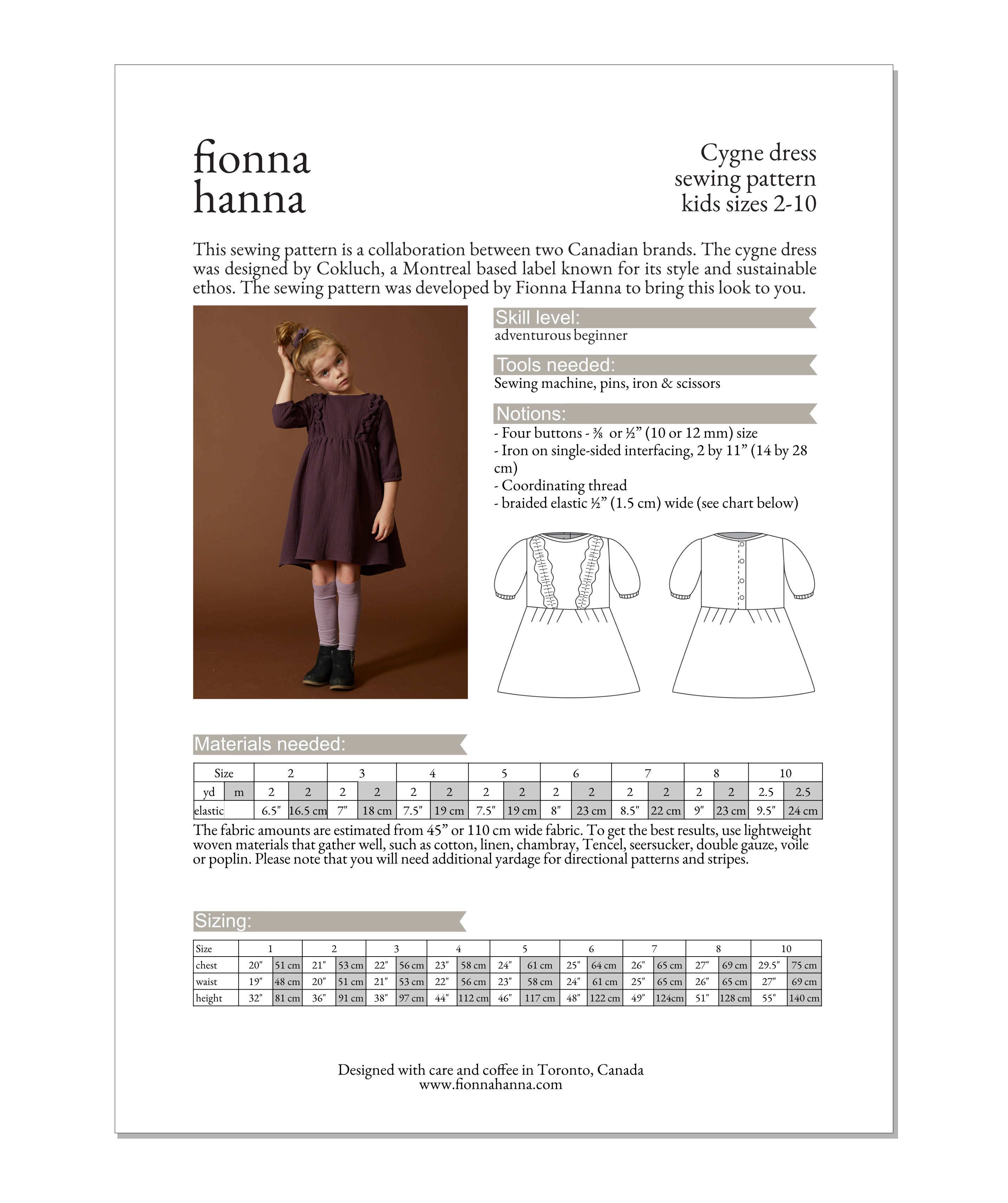 Cygne Dress — Fionna Hanna, photo 7 of 7