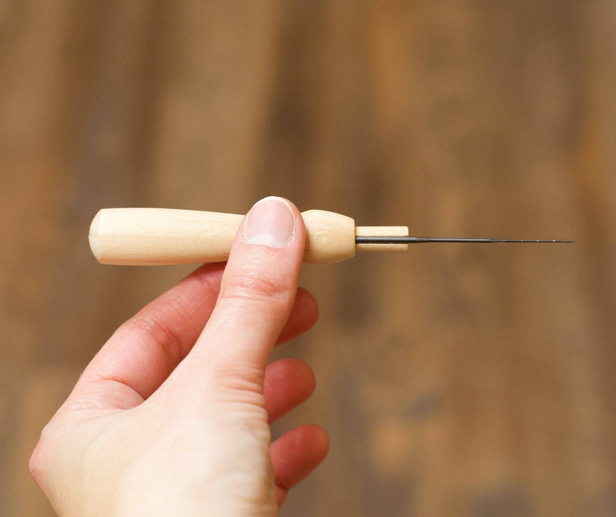 Felting Needle Wooden Handle, photo 1 of 3