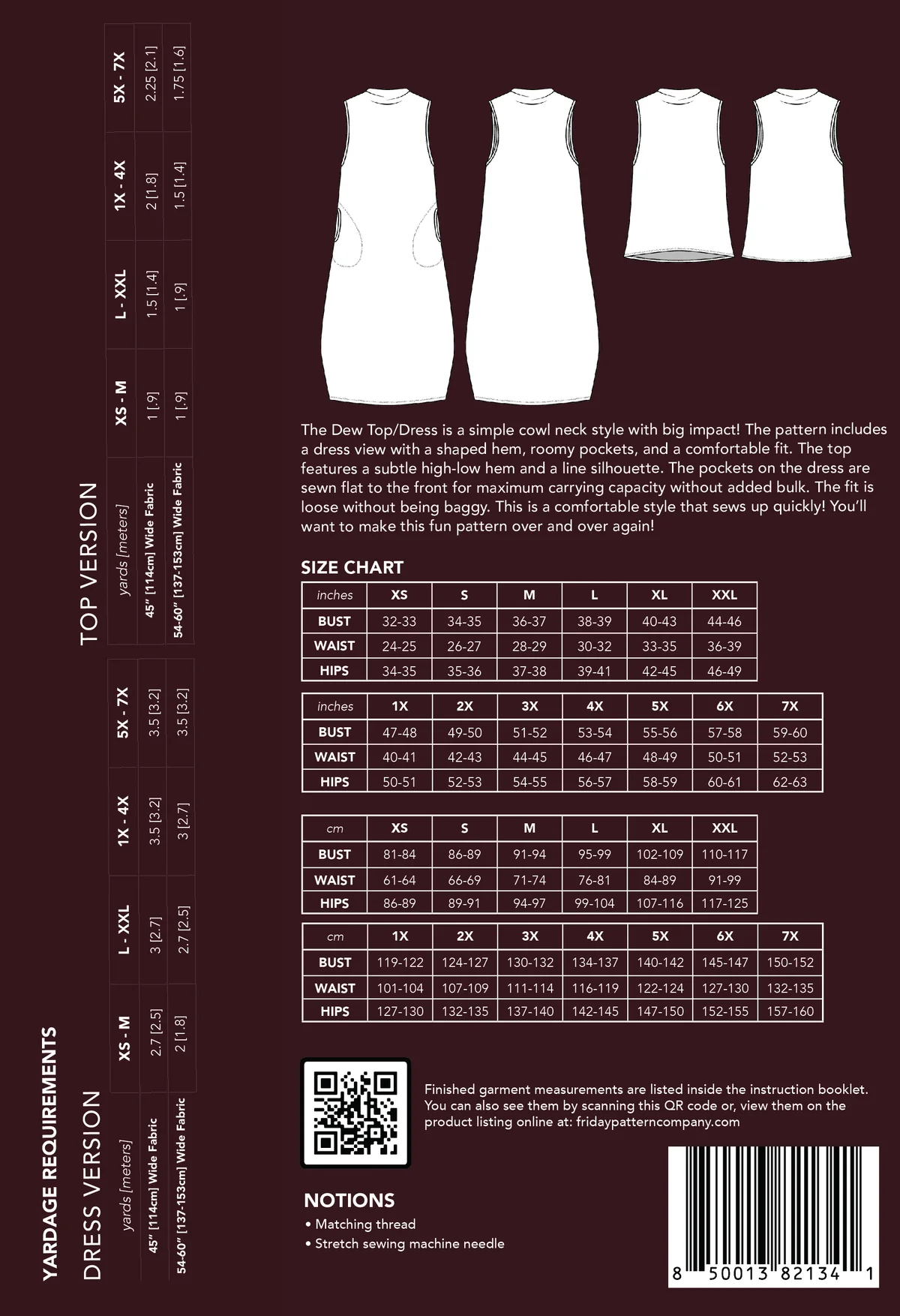 Dew Top and Dress — Friday Pattern Co, photo 8 of 8