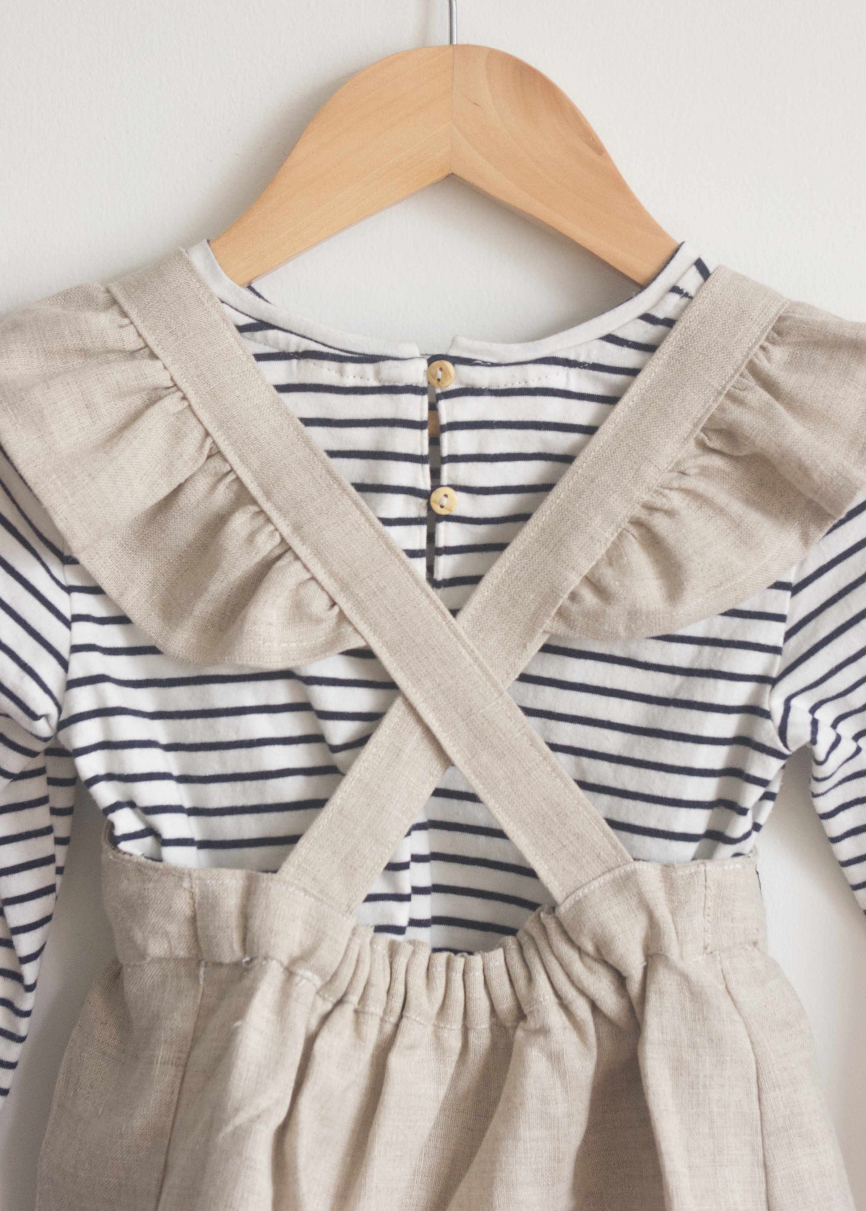 Pinafore Ruffle Dress — Fionna Hanna, photo 4 of 5