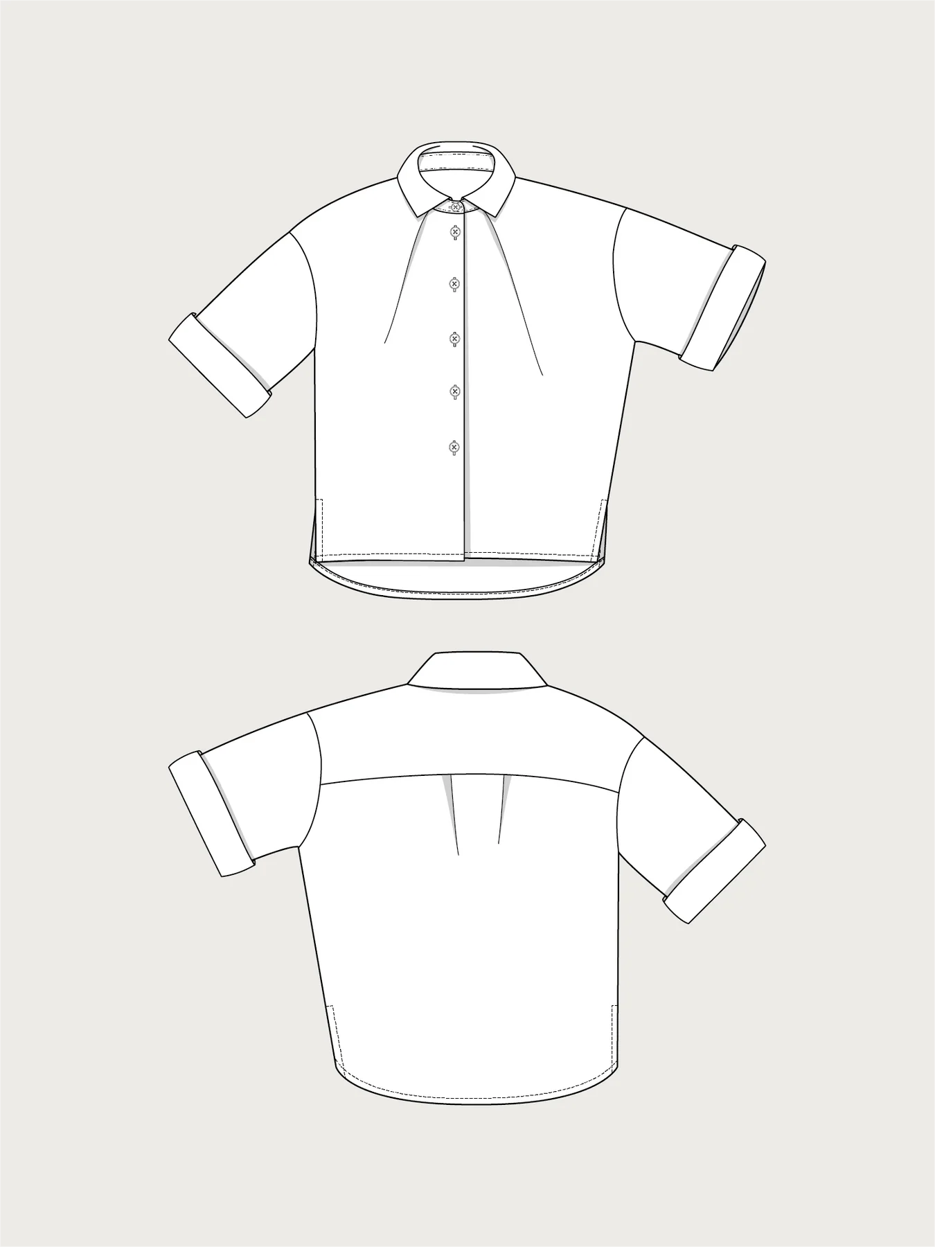 Front Pleat Shirt — The Assembly Line, photo 7 of 7