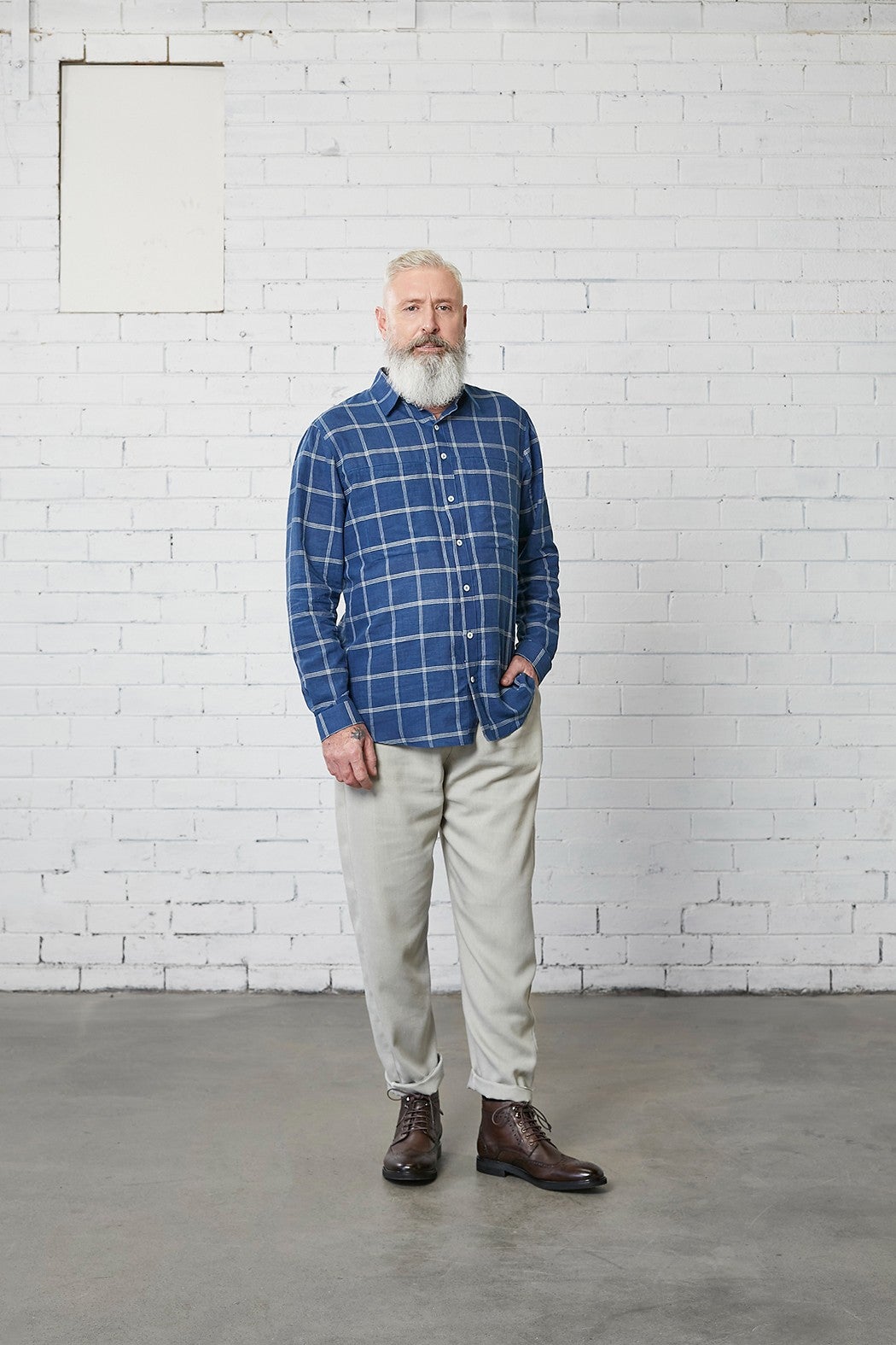 Sanders Button Up — Elbe Textiles, photo 5 of 8