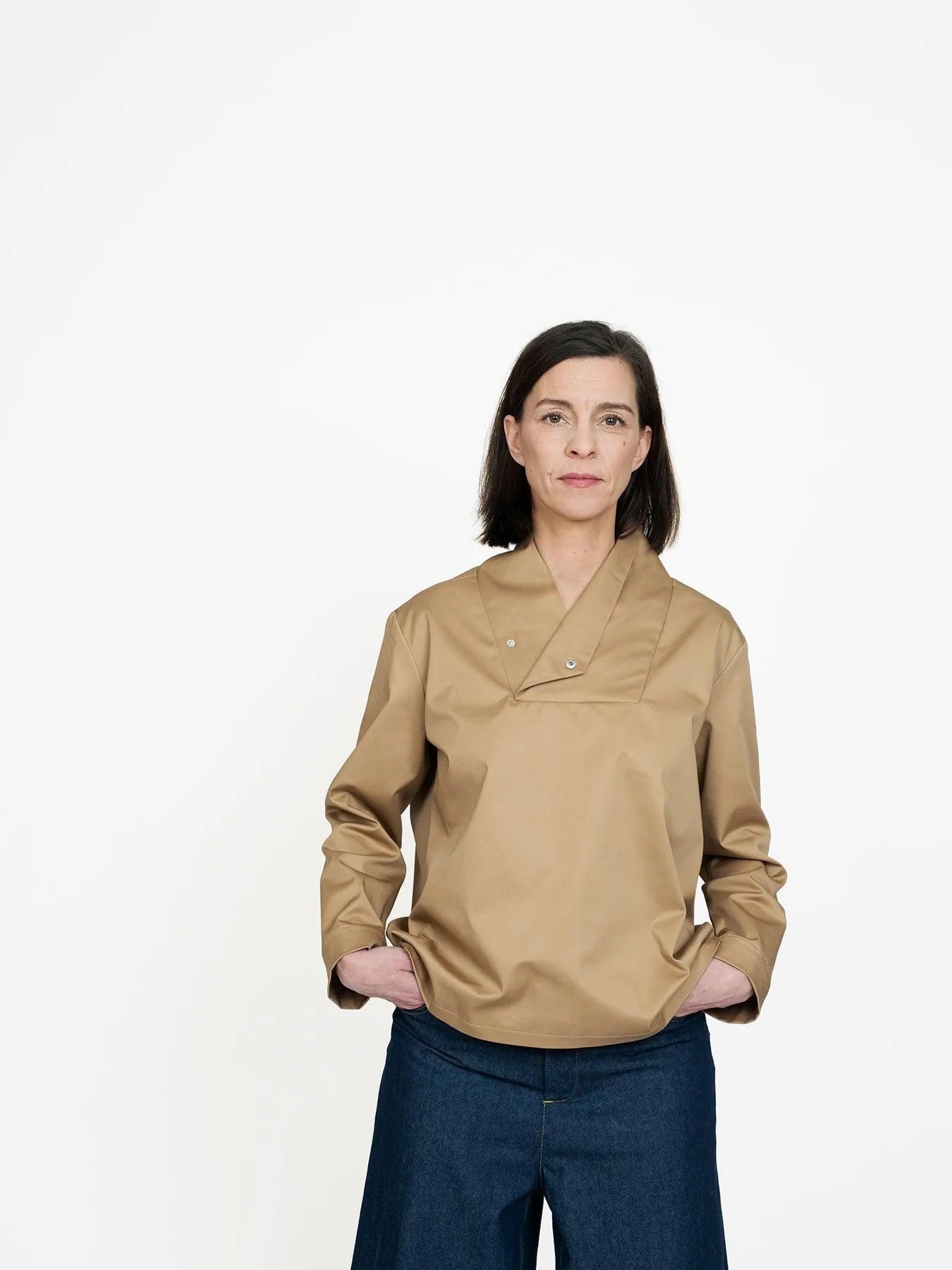 Wrap Collar Shirt — The Assembly Line, photo 2 of 6