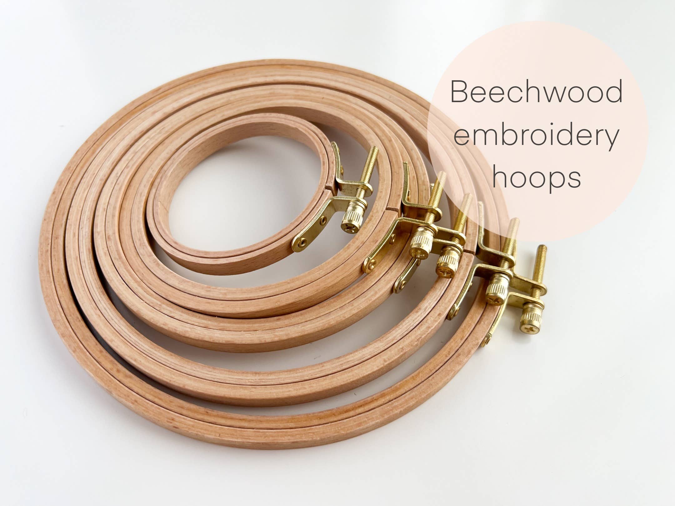 Bamboo embroidery hoop, photo 2 of 8