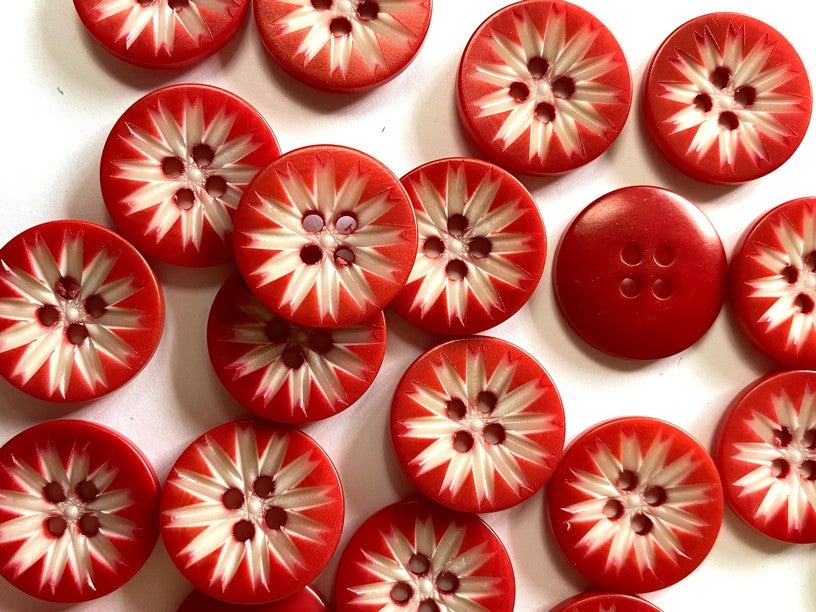 Corozo Starburst Buttons, photo 2 of 5