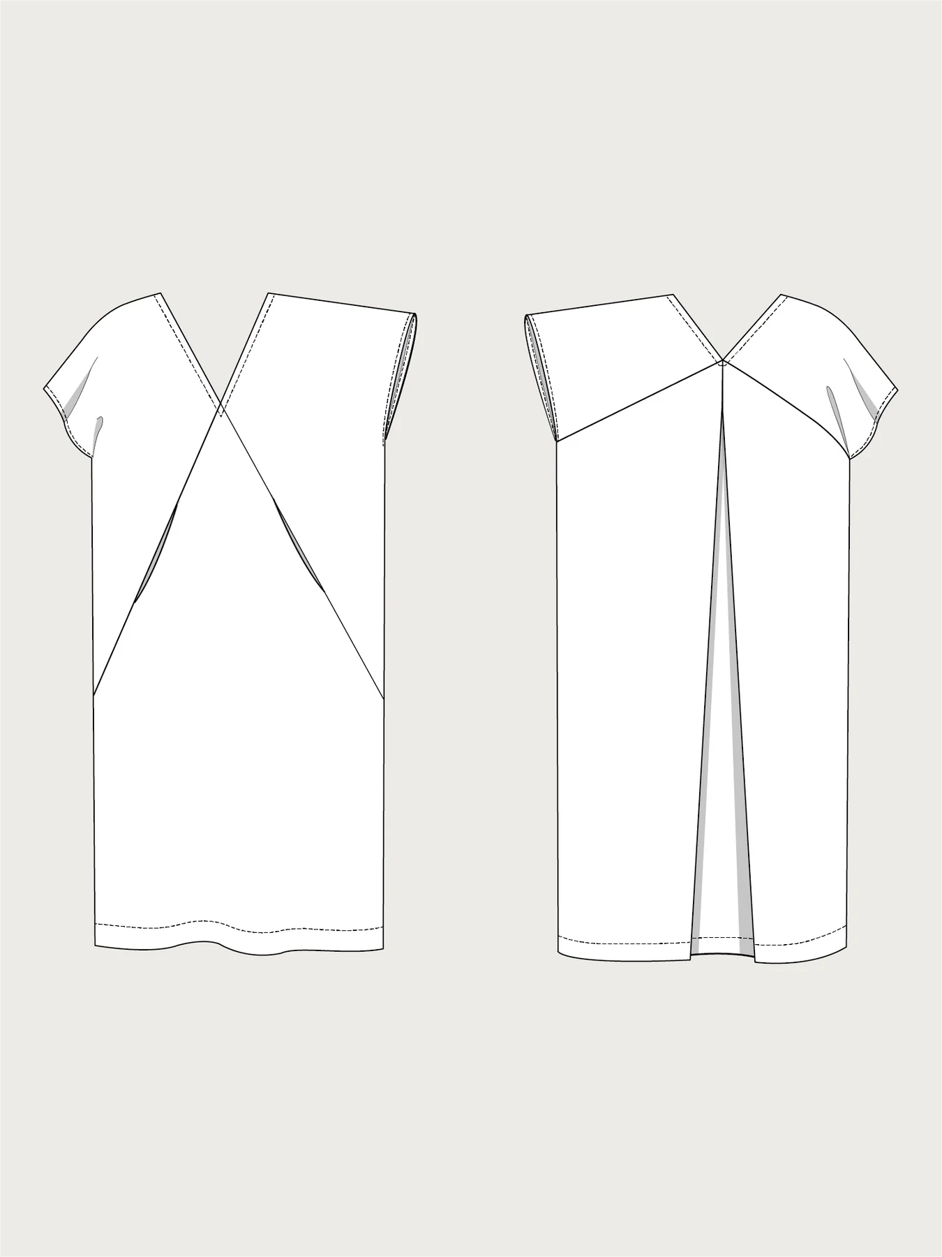 Minimalist Kaftan Dress — The Assembly Line, photo 5 of 5