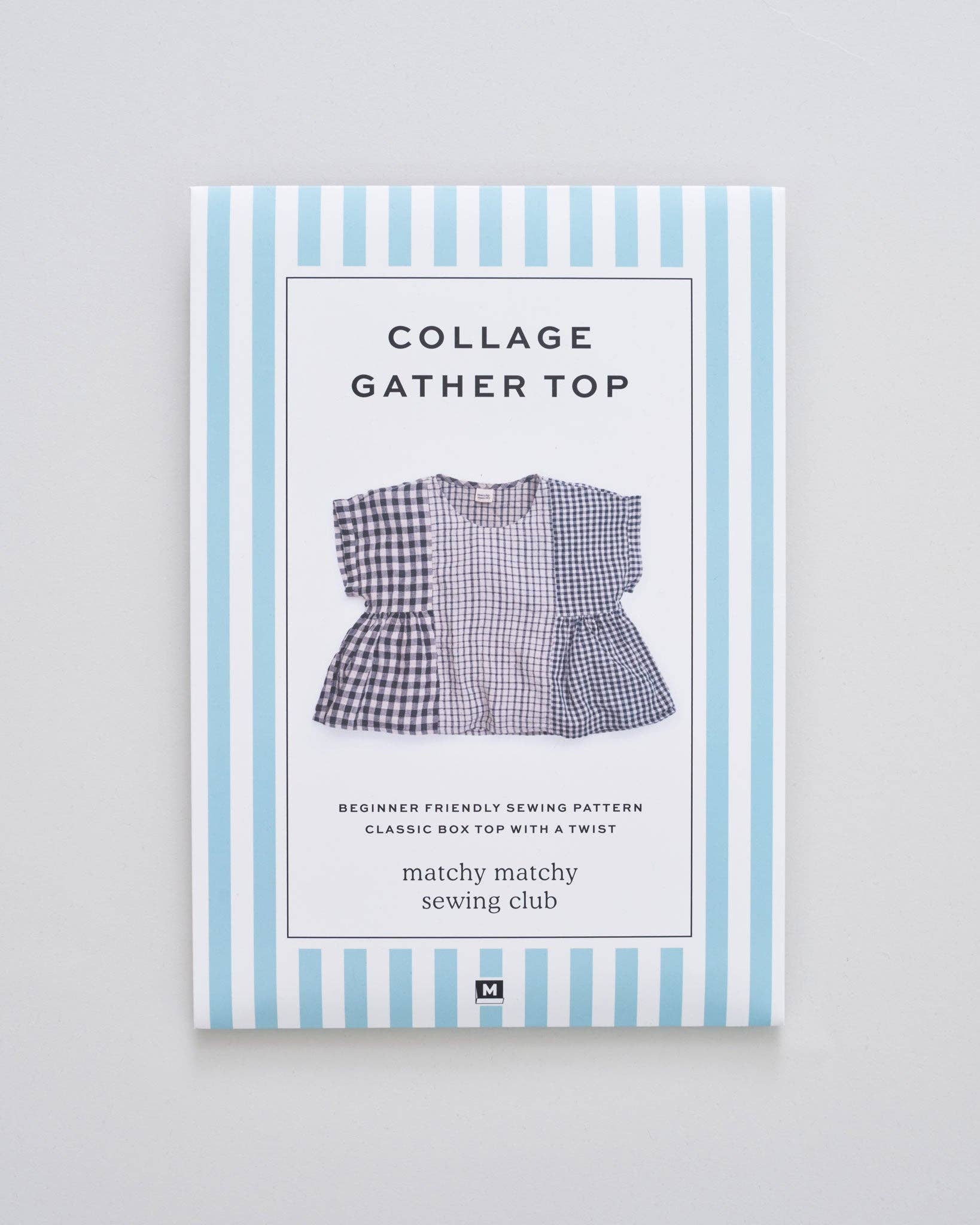 Collage Gather Top Printed Sewing Pattern, photo 1 of 8