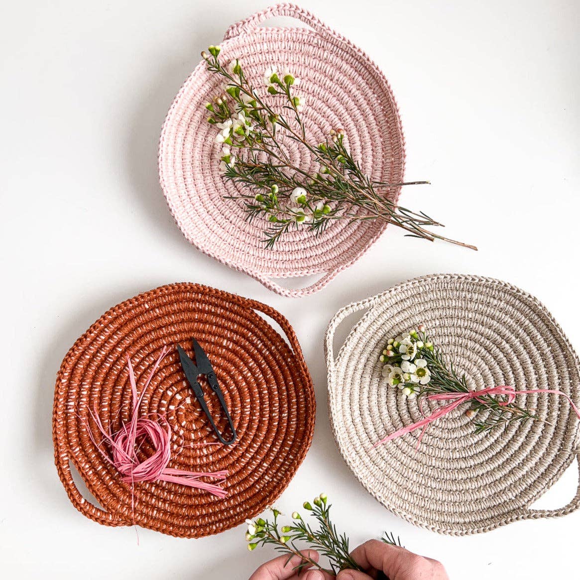 Skye Linen Basket Kit — Flax & Twine, photo 8 of 8