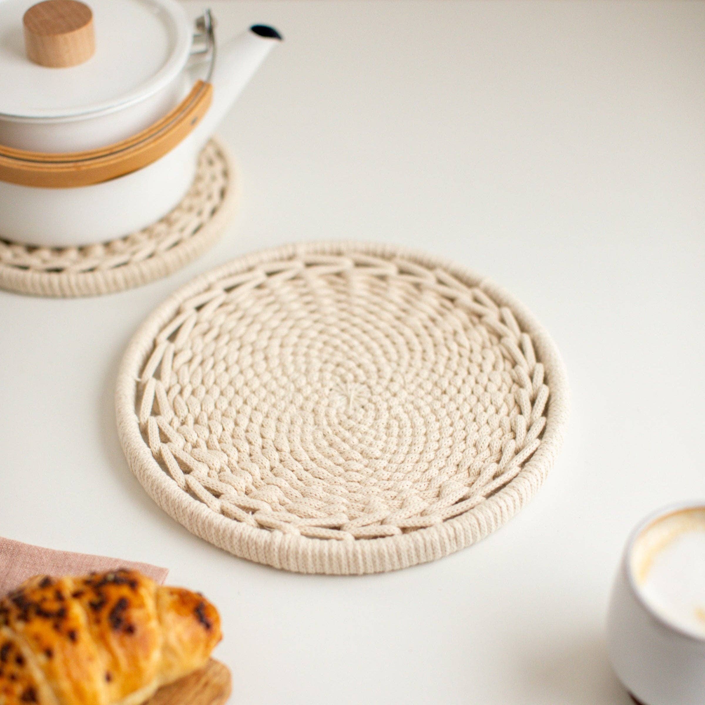 Avery Woven Trivet Kit — Flax and Twine, photo 2 of 5