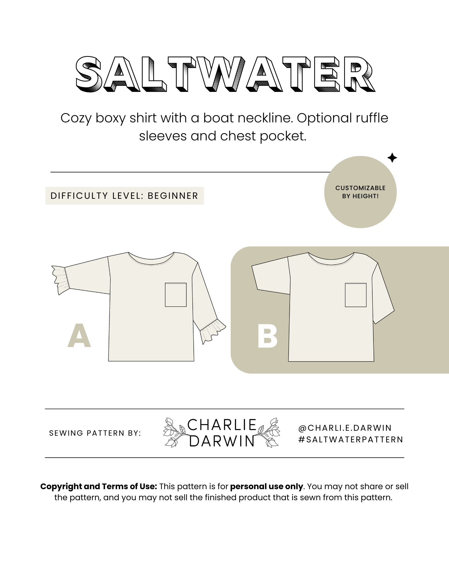 Saltwater Set — Charlie Darwin Textiles, photo 2 of 3