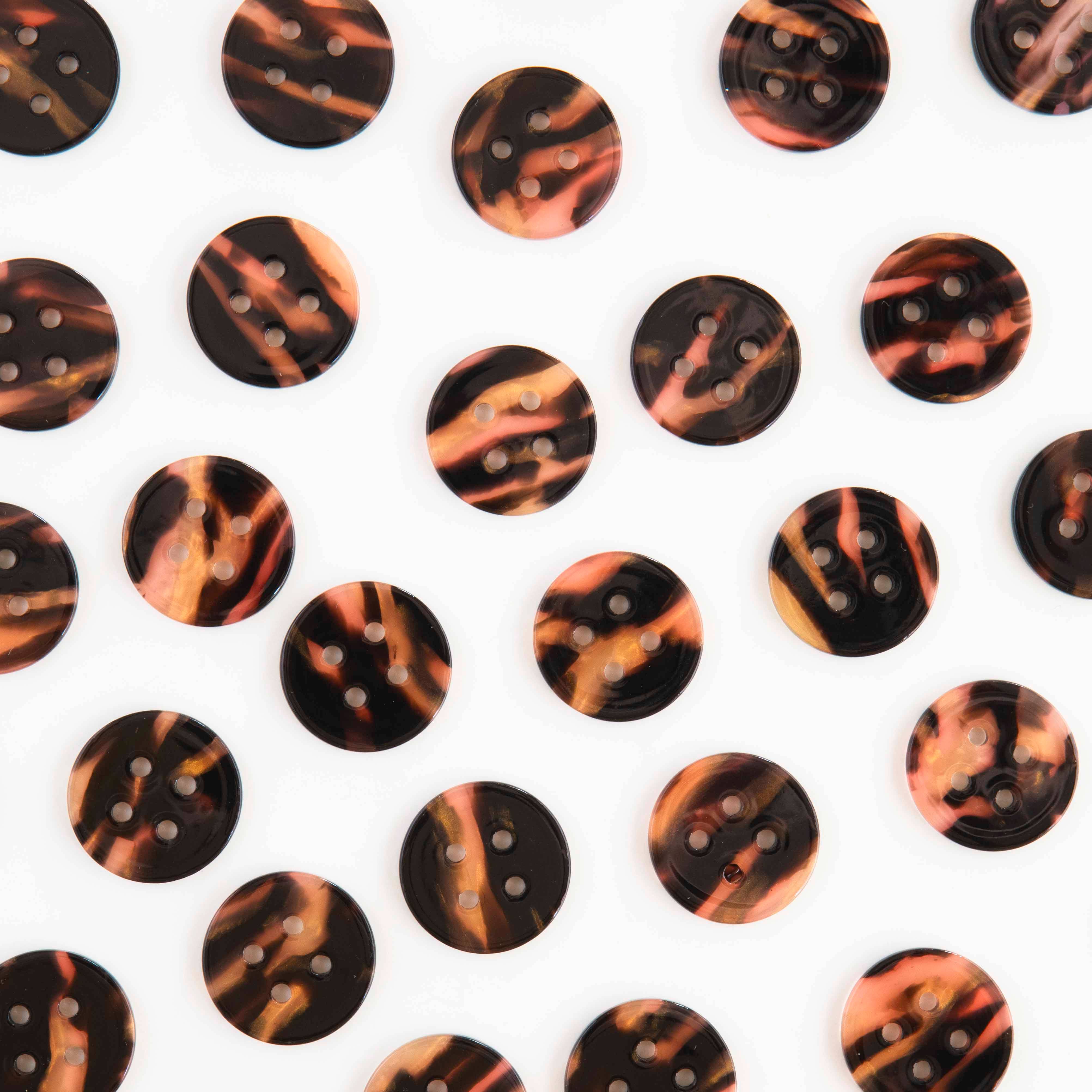 Tortoise Shell 1" Buttons — Sarah Hearts, photo 1 of 3