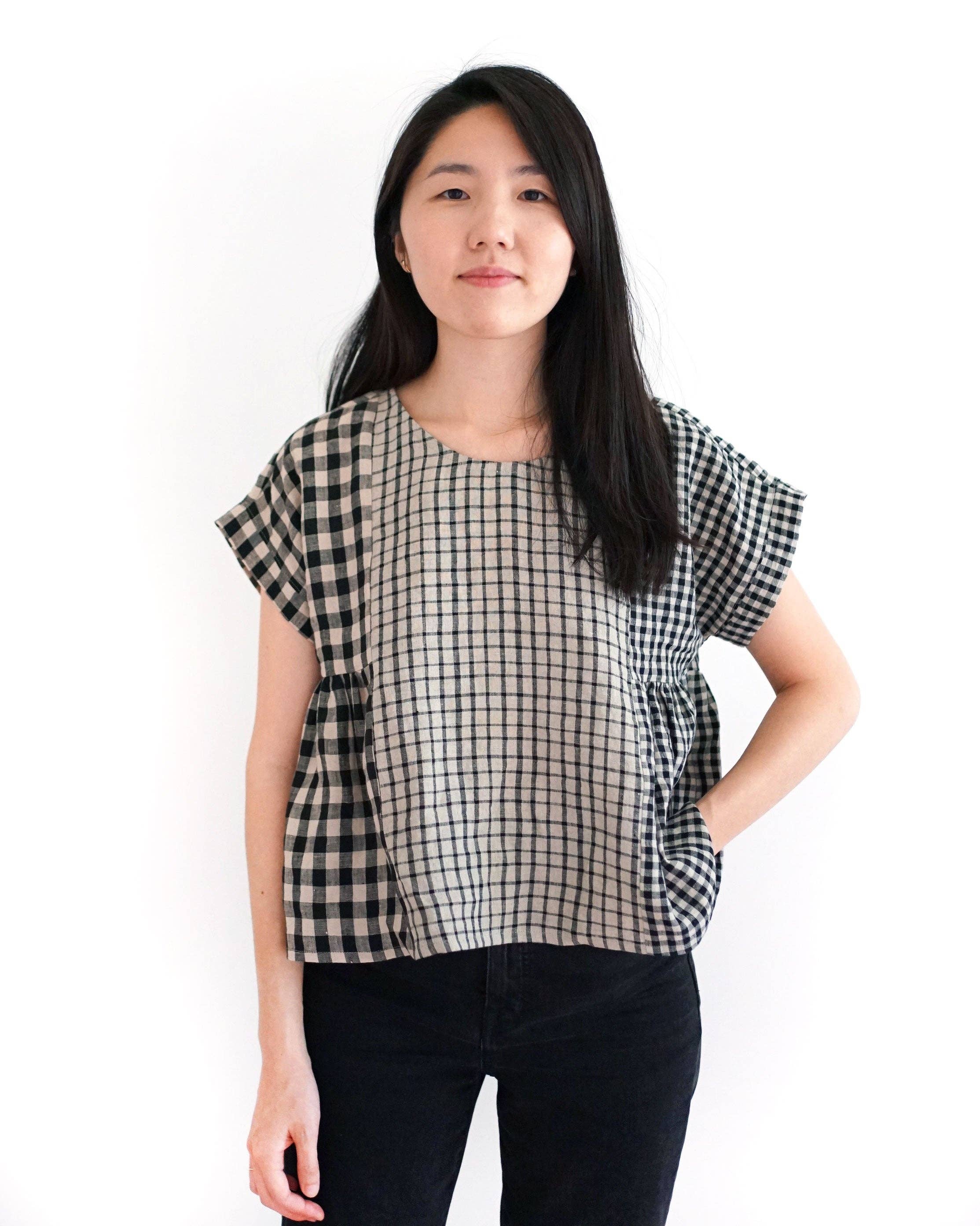 Collage Gather Top Printed Sewing Pattern, photo 4 of 8
