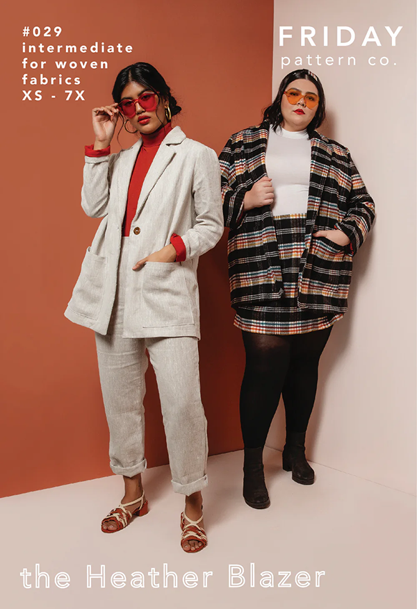 Heather Blazer — Friday Pattern Co, photo 1 of 6