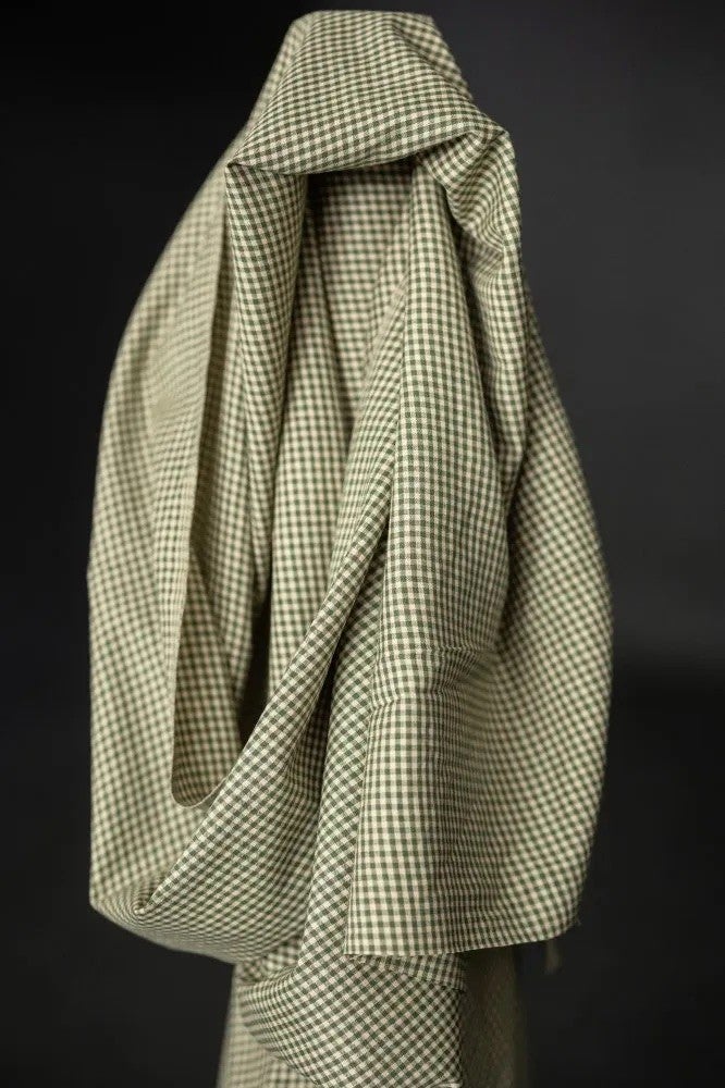 Cardamom Gingham Handwoven Cotton — Merchant and Mills, photo 3 of 3