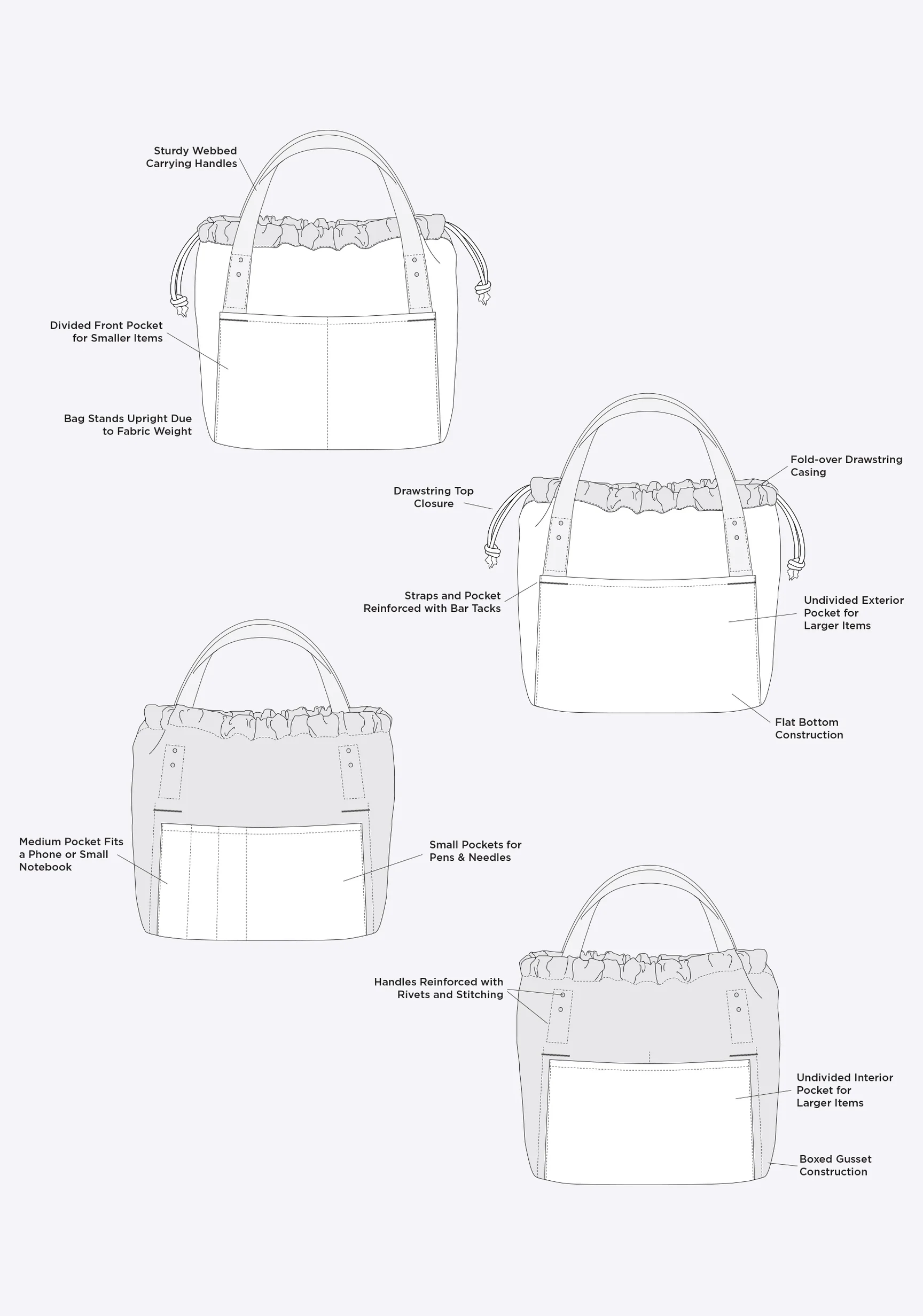 Town Bag — Grainline Studio, photo 6 of 6