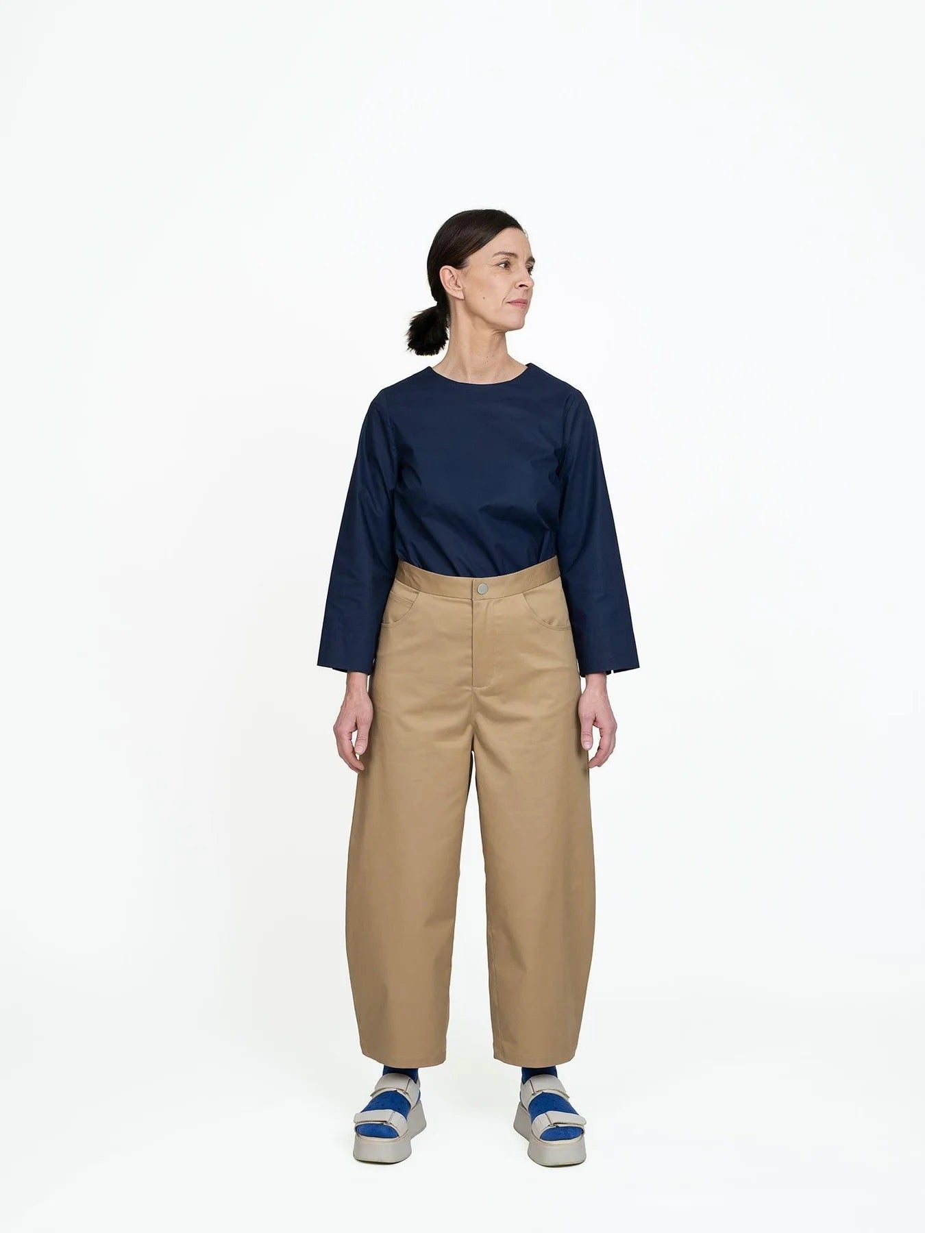 Barrel Leg Trousers — The Assembly Line, photo 4 of 6
