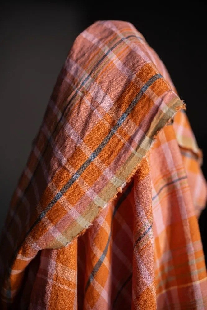 Daphne Check Linen — Merchant and Mills, photo 1 of 3