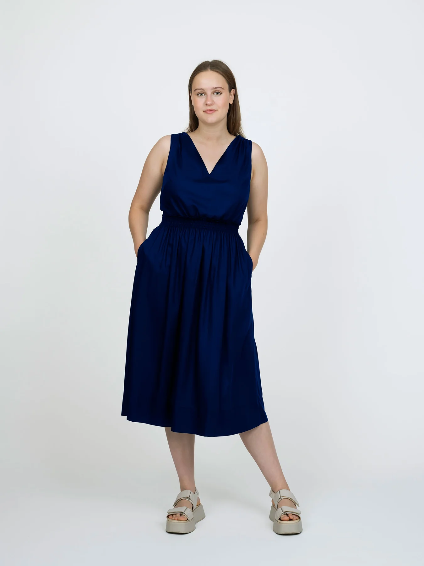 Smocked Dress — The Assembly Line, photo 2 of 6