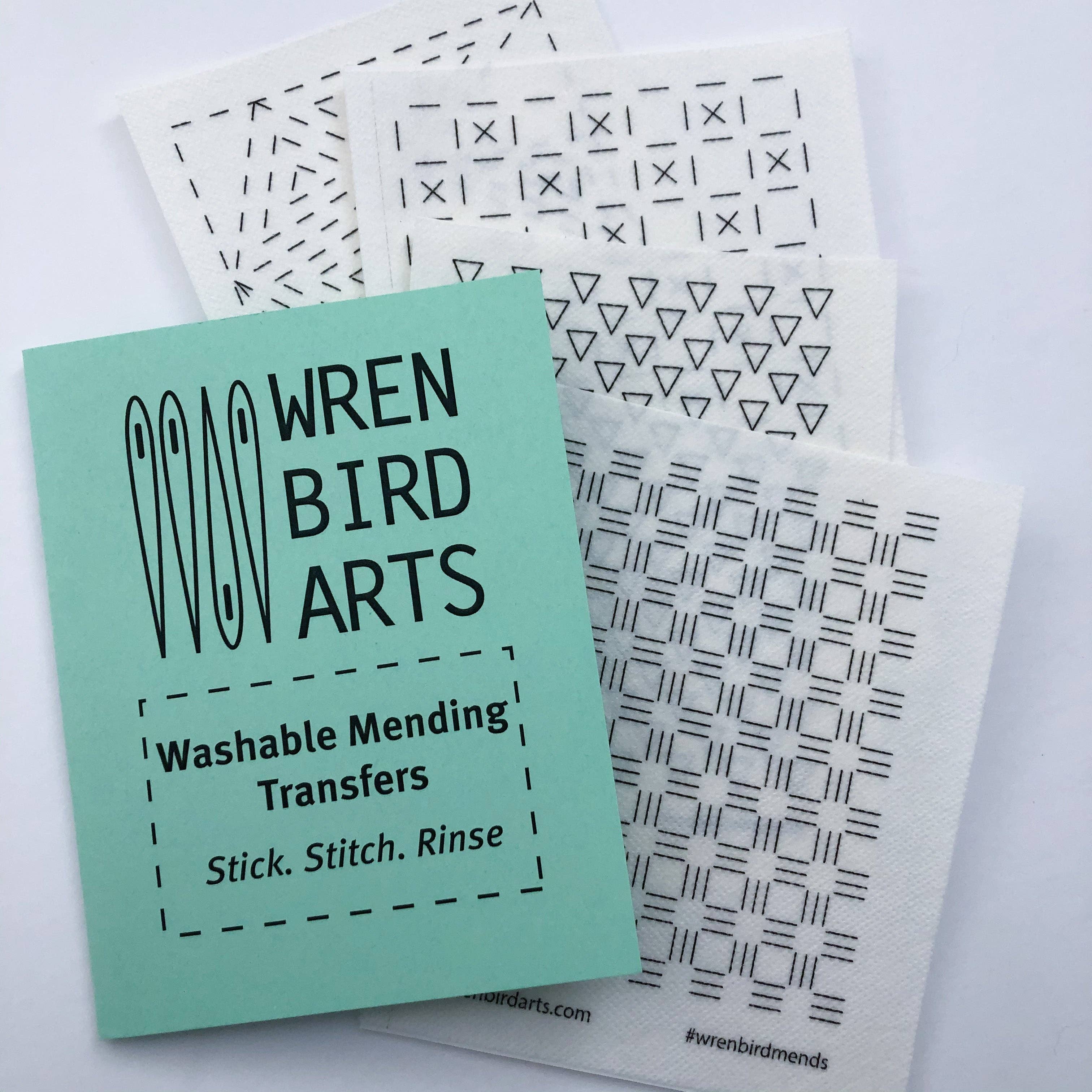Washable Mending/Embroidery Transfers — Wren Bird Arts, photo 7 of 8