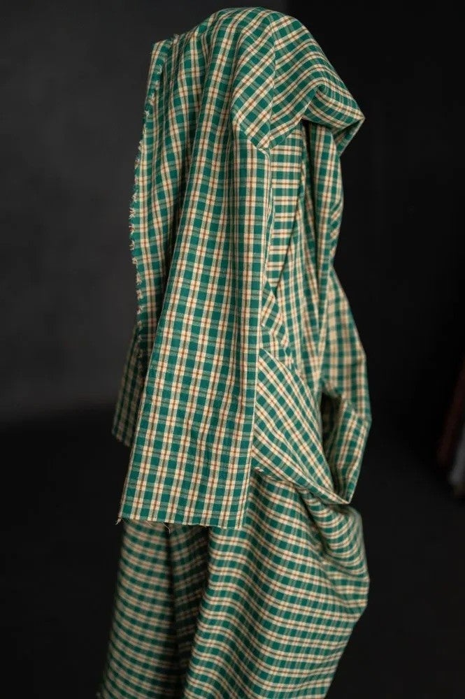 Herby Hopper Organic Cotton/Linen Check — Merchant and Mills, photo 1 of 2